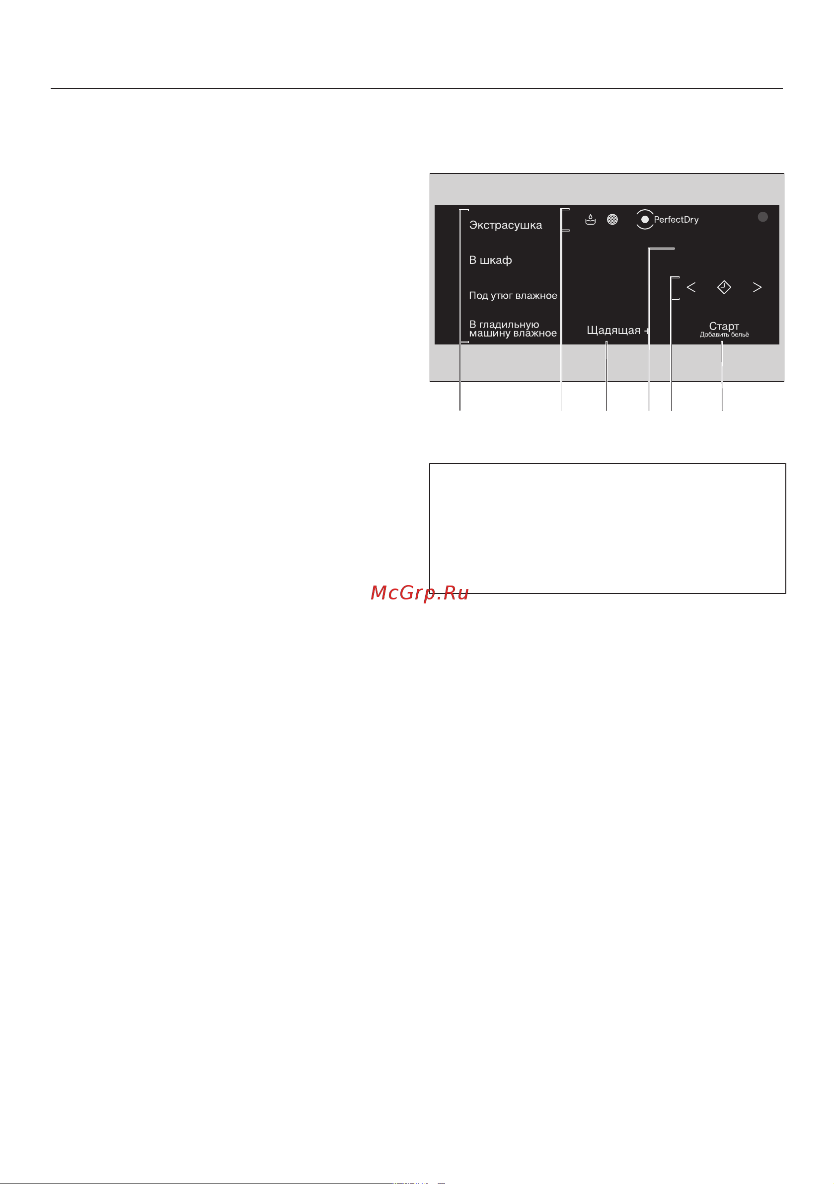 Miele TWD360WP [21/96] Управление сушильной машиной