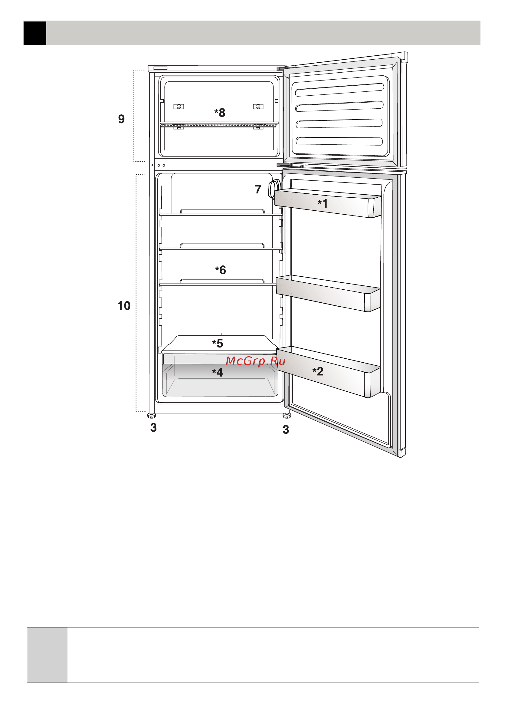 Beko DSF 5240M00 W [5/52] Ваш холодильник