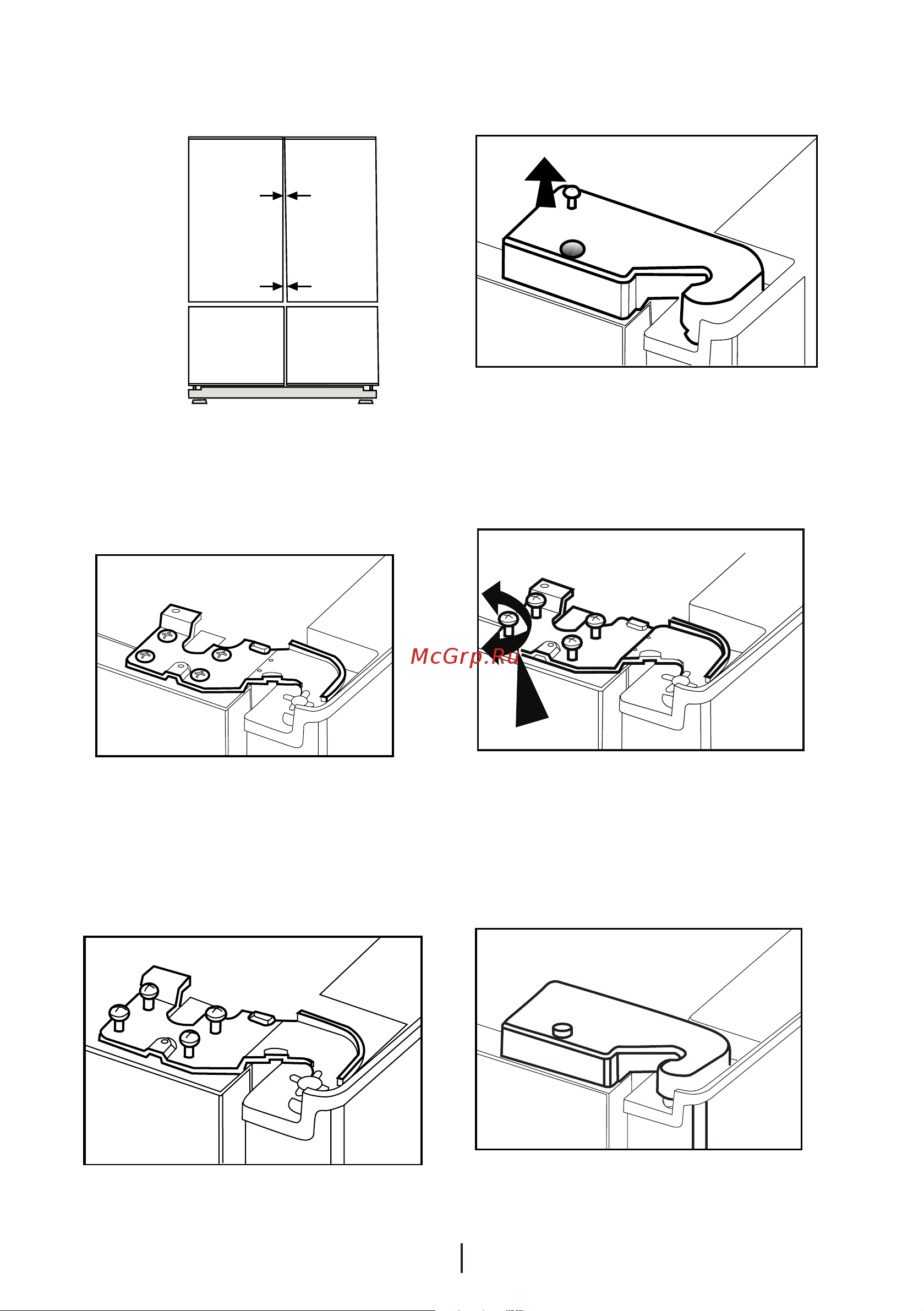 Beko GNE 114610FX [12/46] Adjusting the gap between the upper door