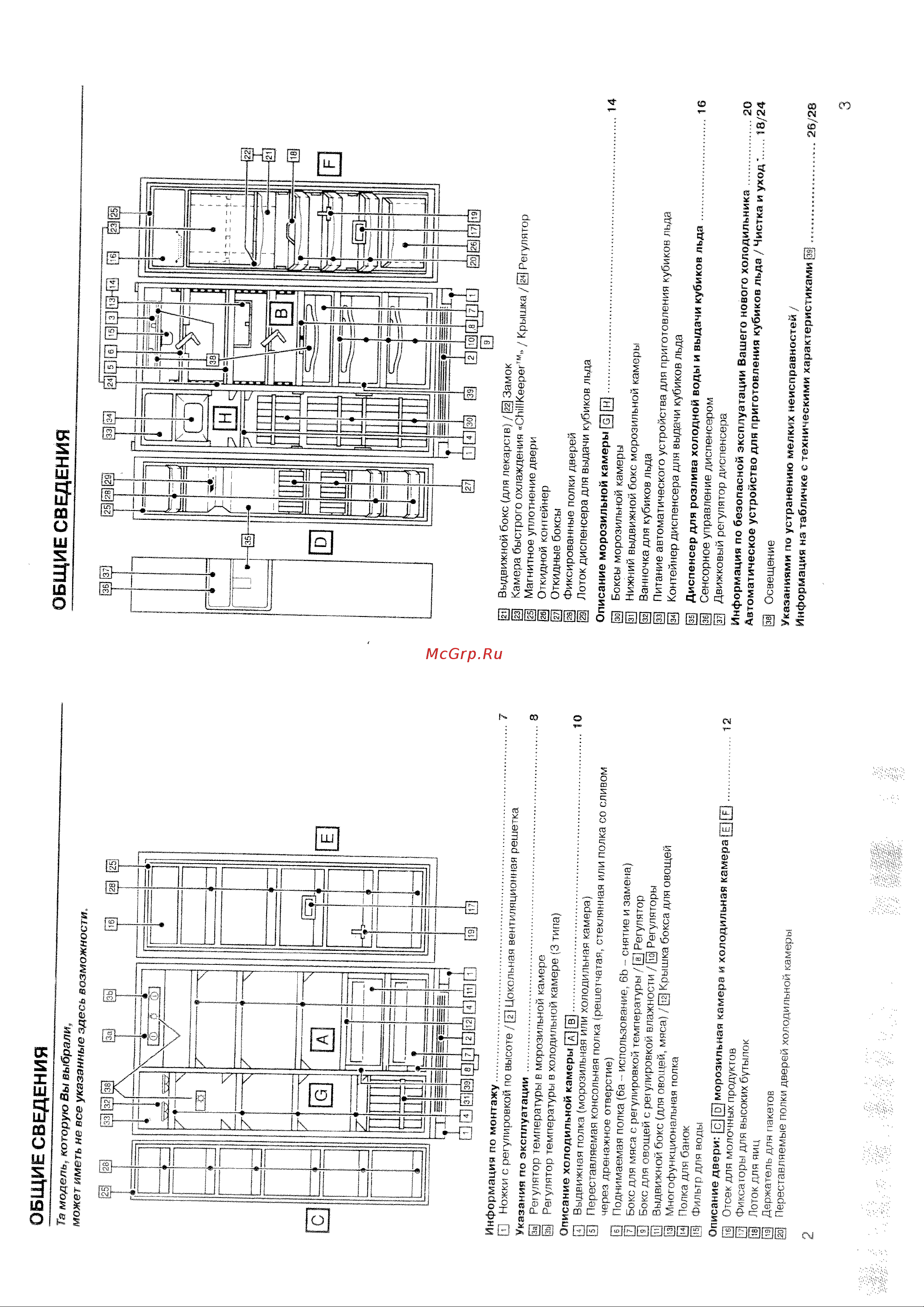 Bosch KGU 6655 Руководство по эксплуатации онлайн [3/30] 720099