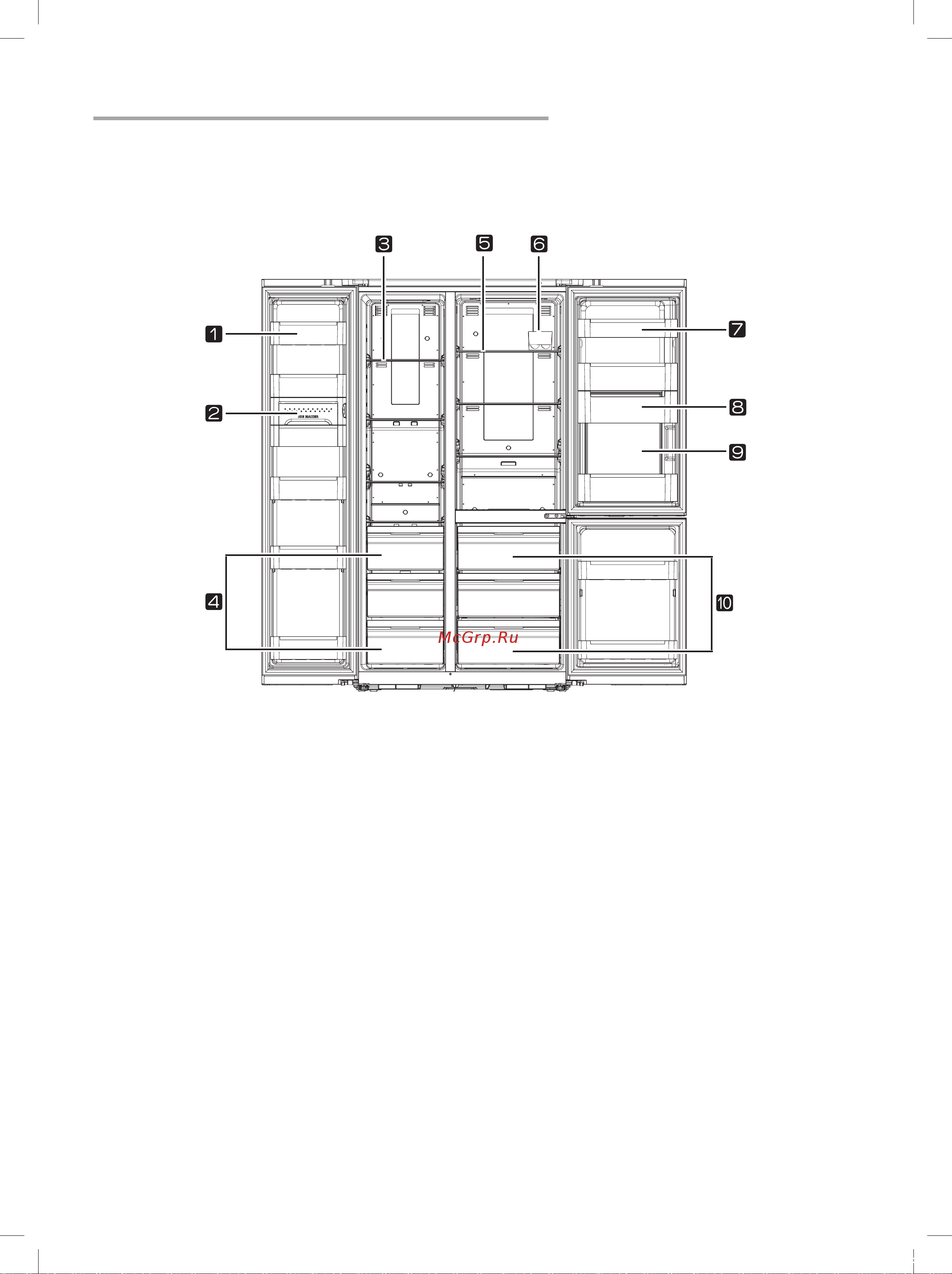 Daewoo FRS-T30H3PW (SM) [11/24] Использование внутренних частей