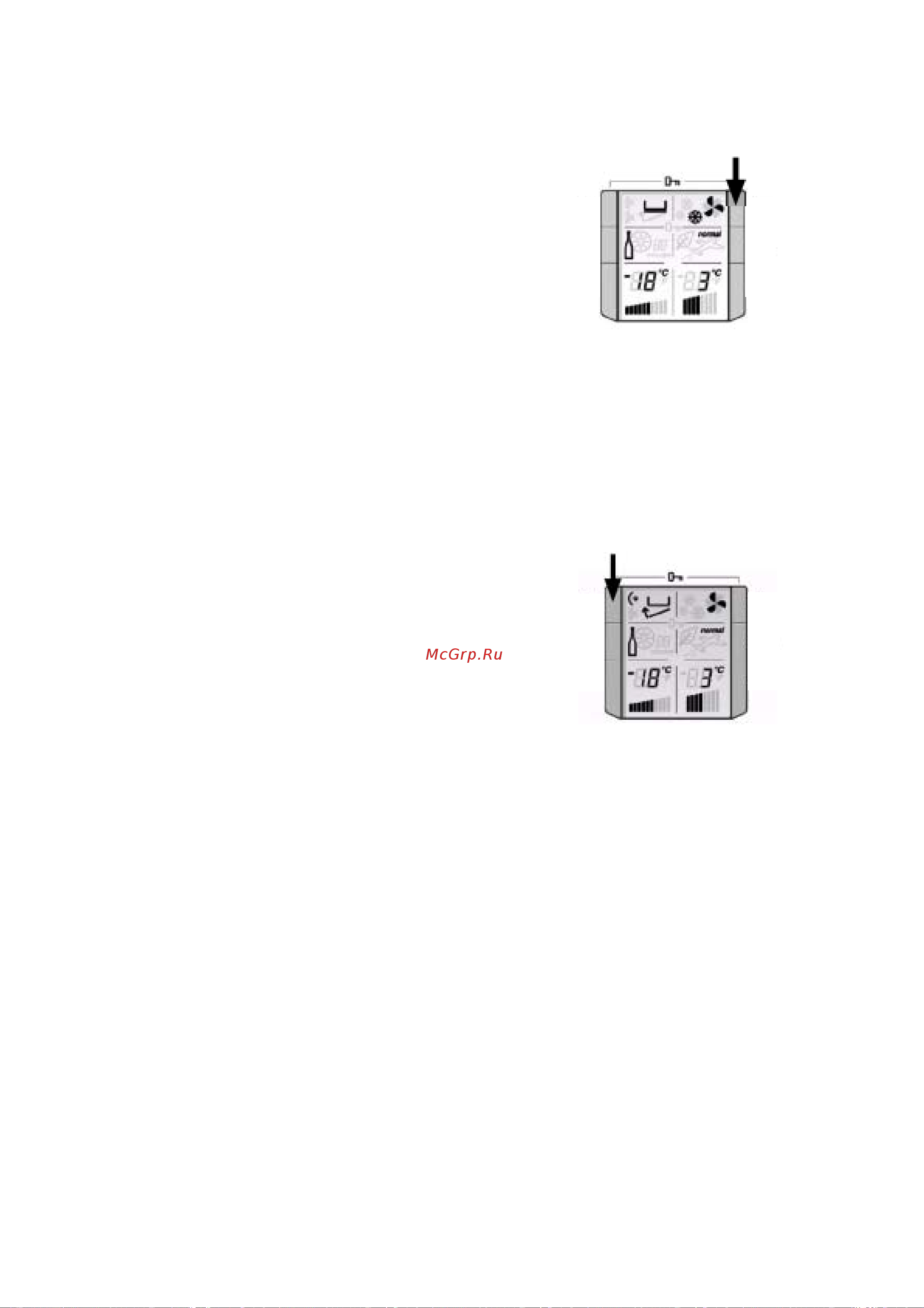 Electrolux ENB 5298 X [13/27] Ïðåäóïðåäèòåëüíûé ñèãíàë òåìïåðàòóðû ìîðîçèëüíîé êàìåðû