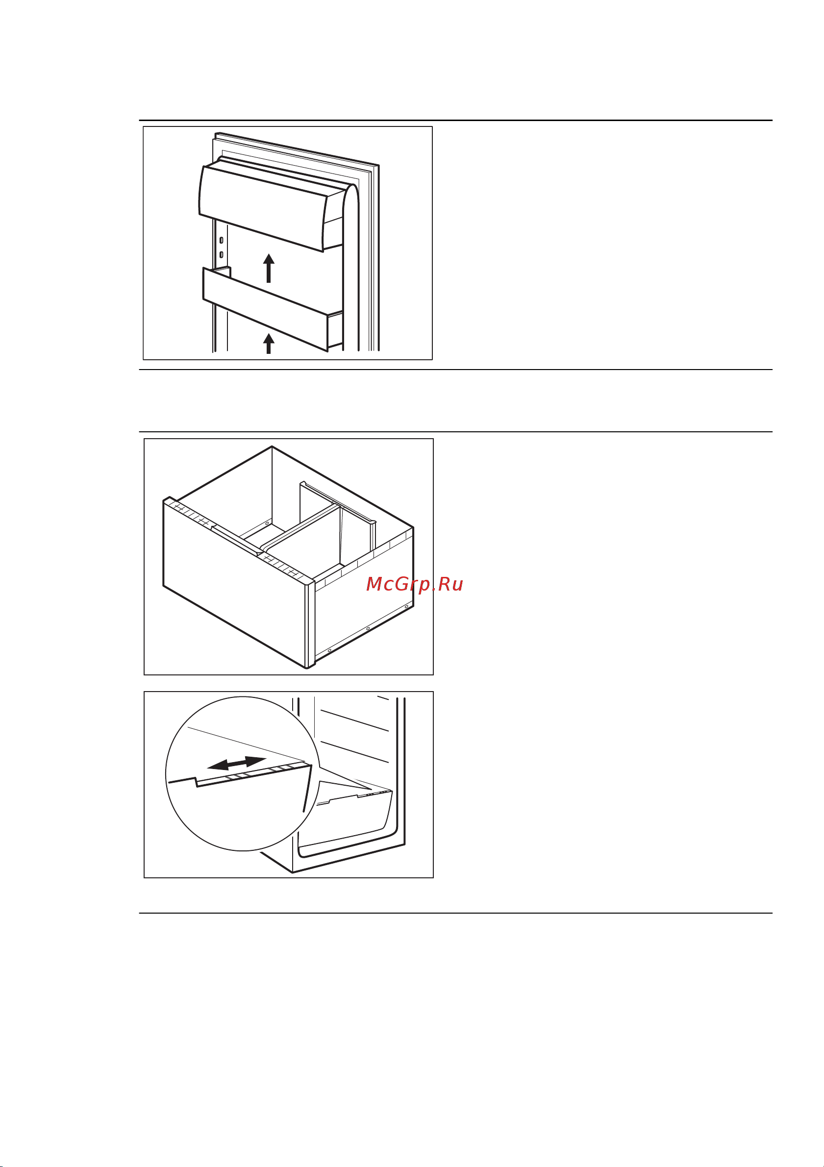 Electrolux ENF 4451 AOX [10/92] Poziţionarea rafturilor pe uşă