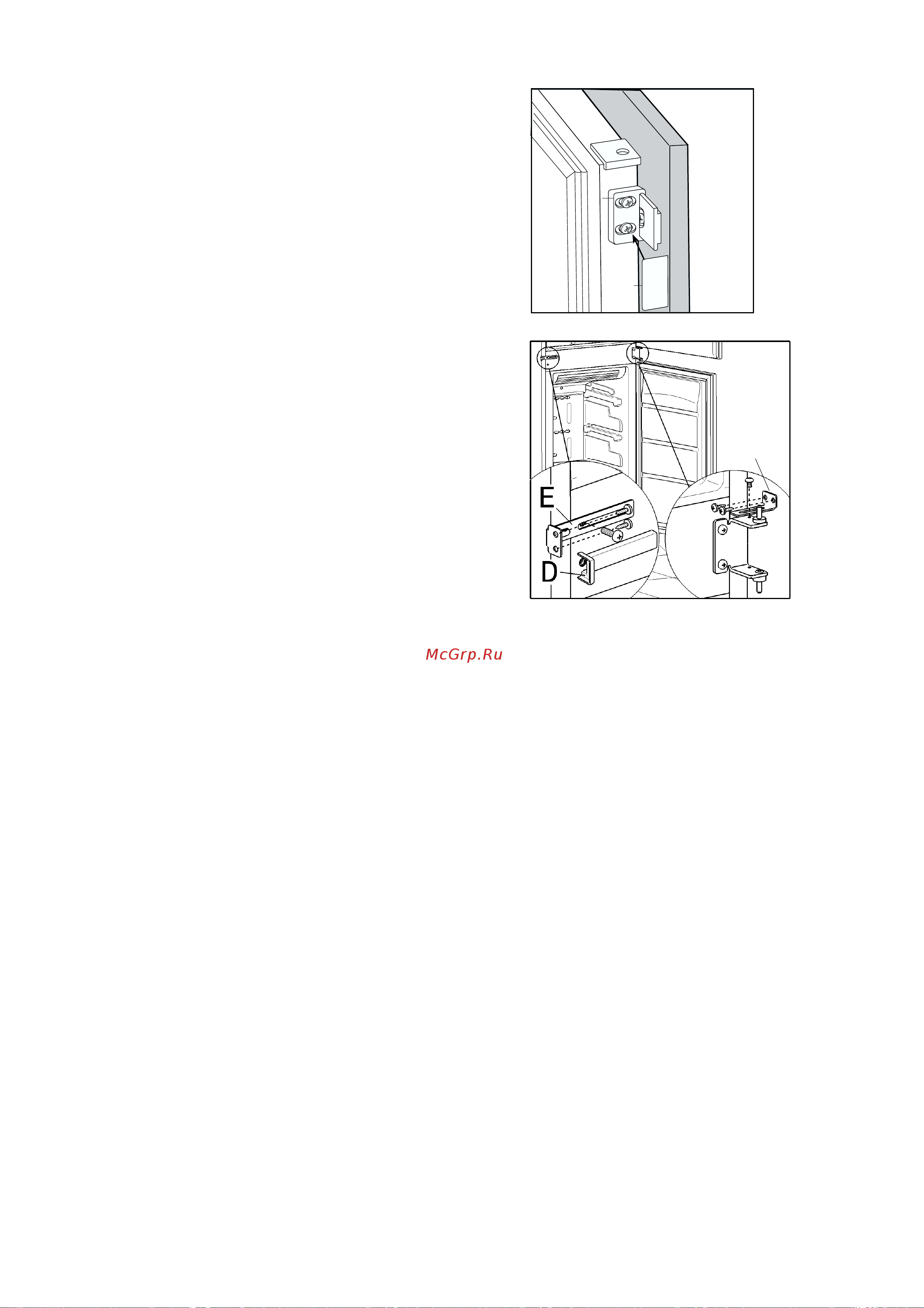 Electrolux ENN 26800 [15/60] Fix cover hd on guide hb until it clips into place