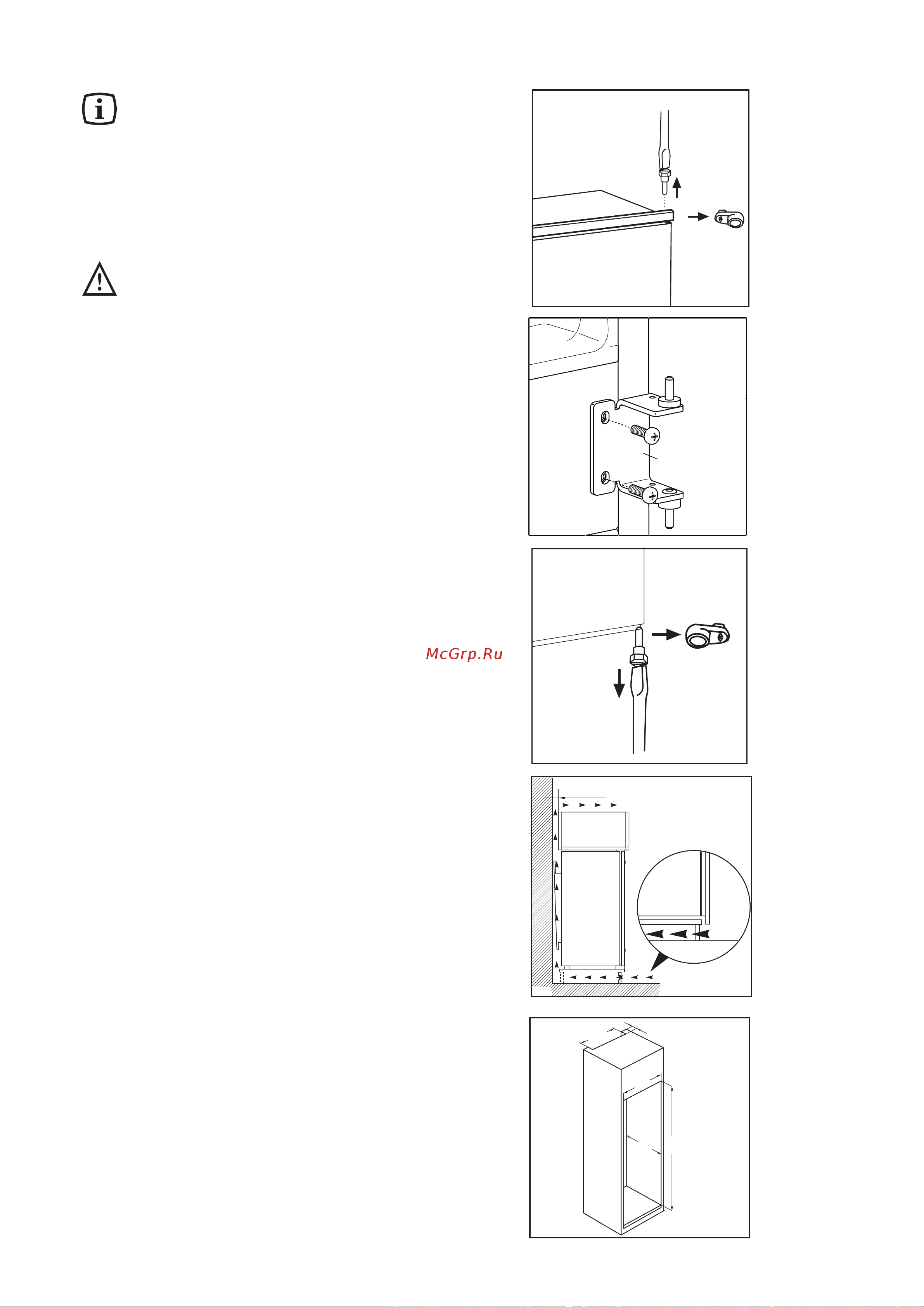 Electrolux ENN 26800 [41/60] Изменение направления открывания двери