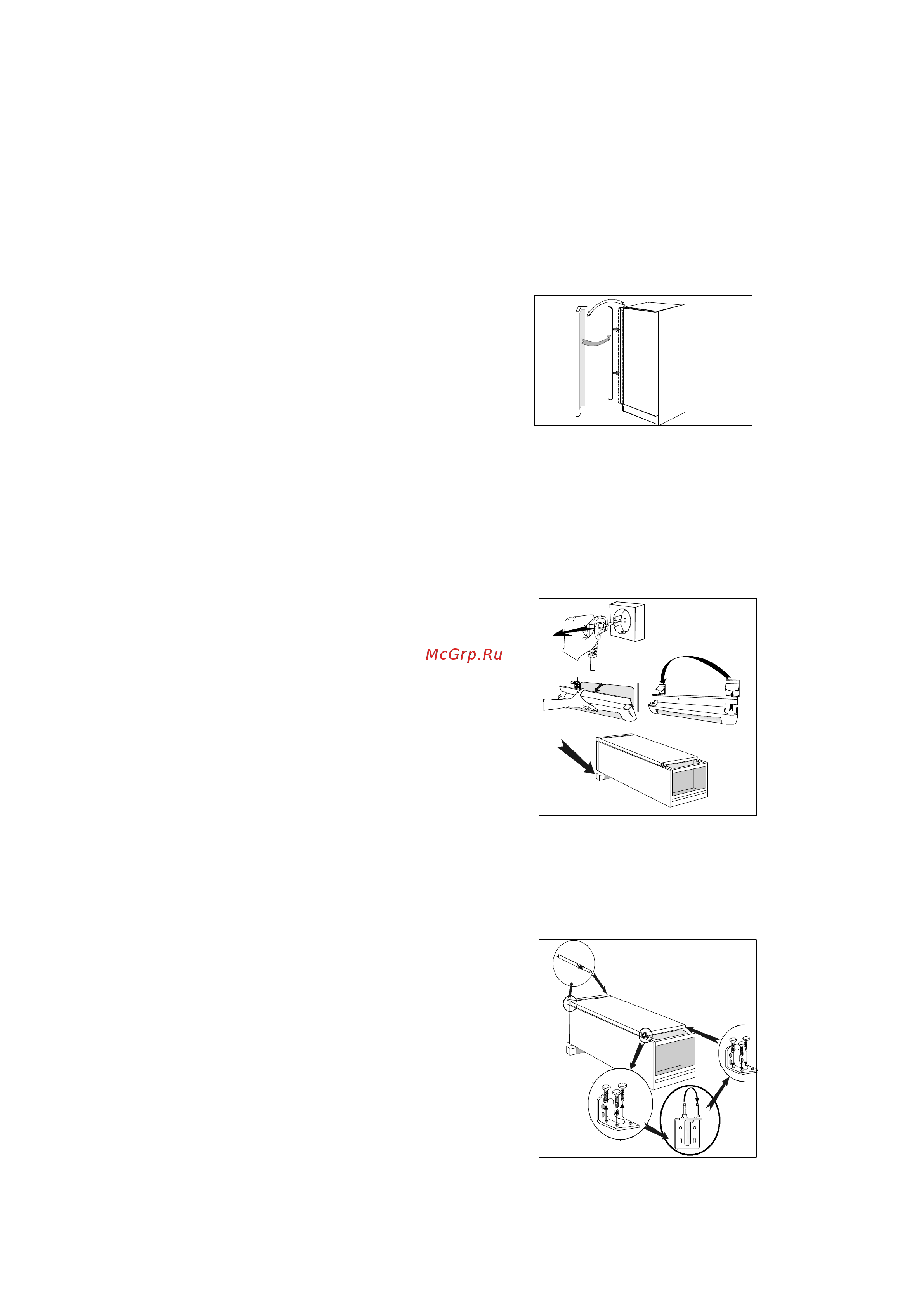 Electrolux ERC 3711 WS [11/16] Установка ручек