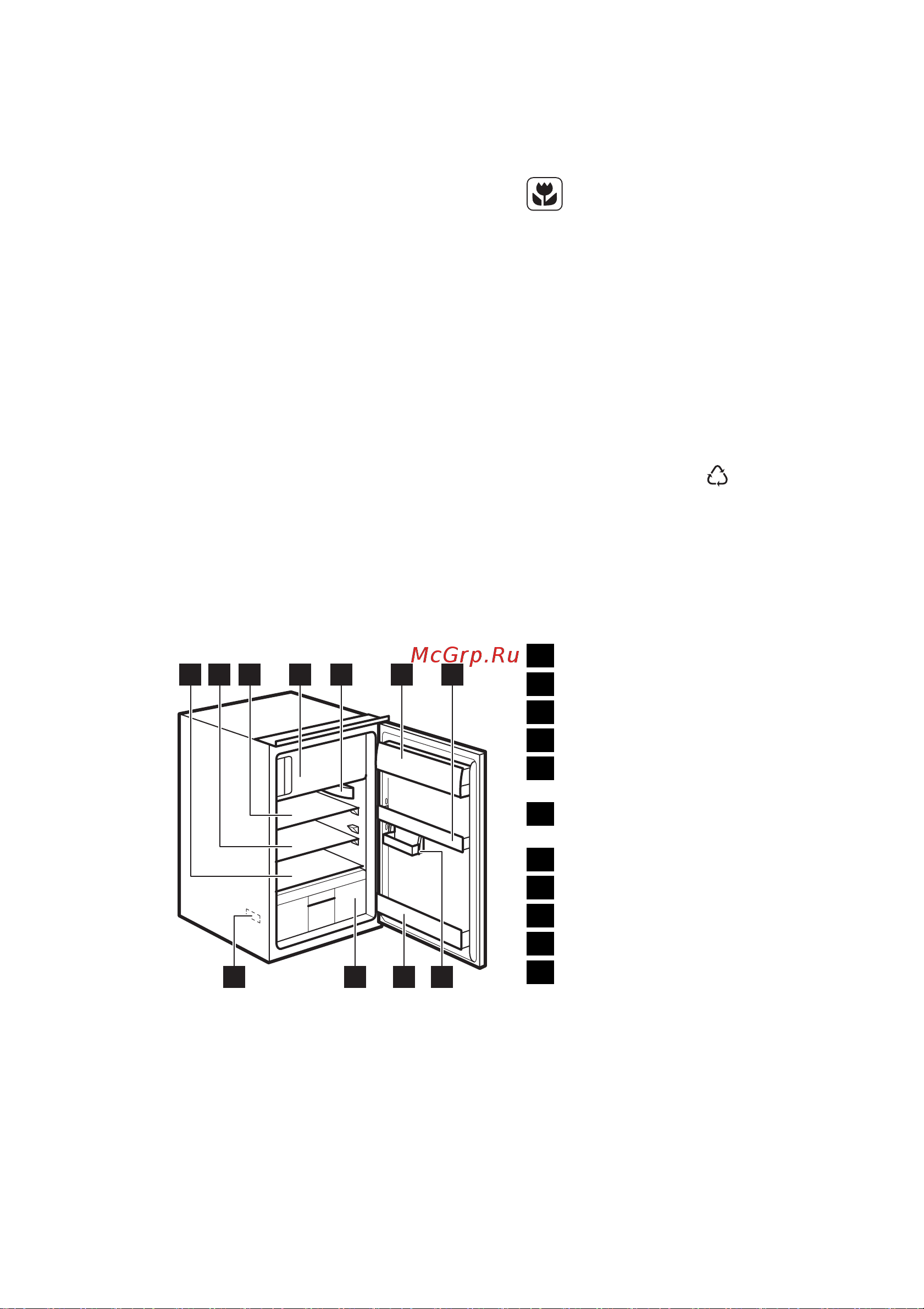 Electrolux ERN 1302 FOW [5/44] Бұйым сипаттамасы