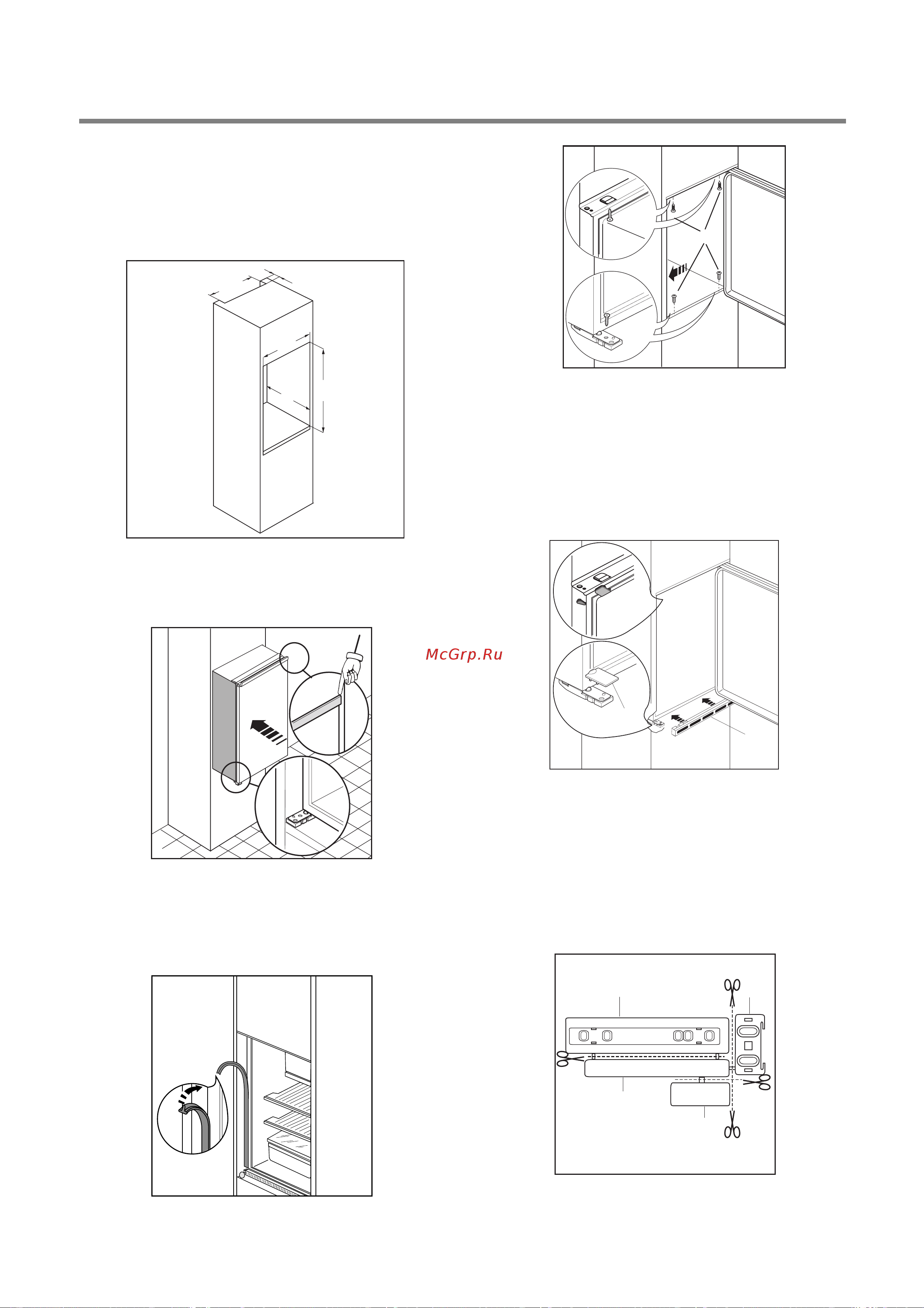 Electrolux ERN 23501 [27/52] Instruktion fšr helt inbyggt skœp