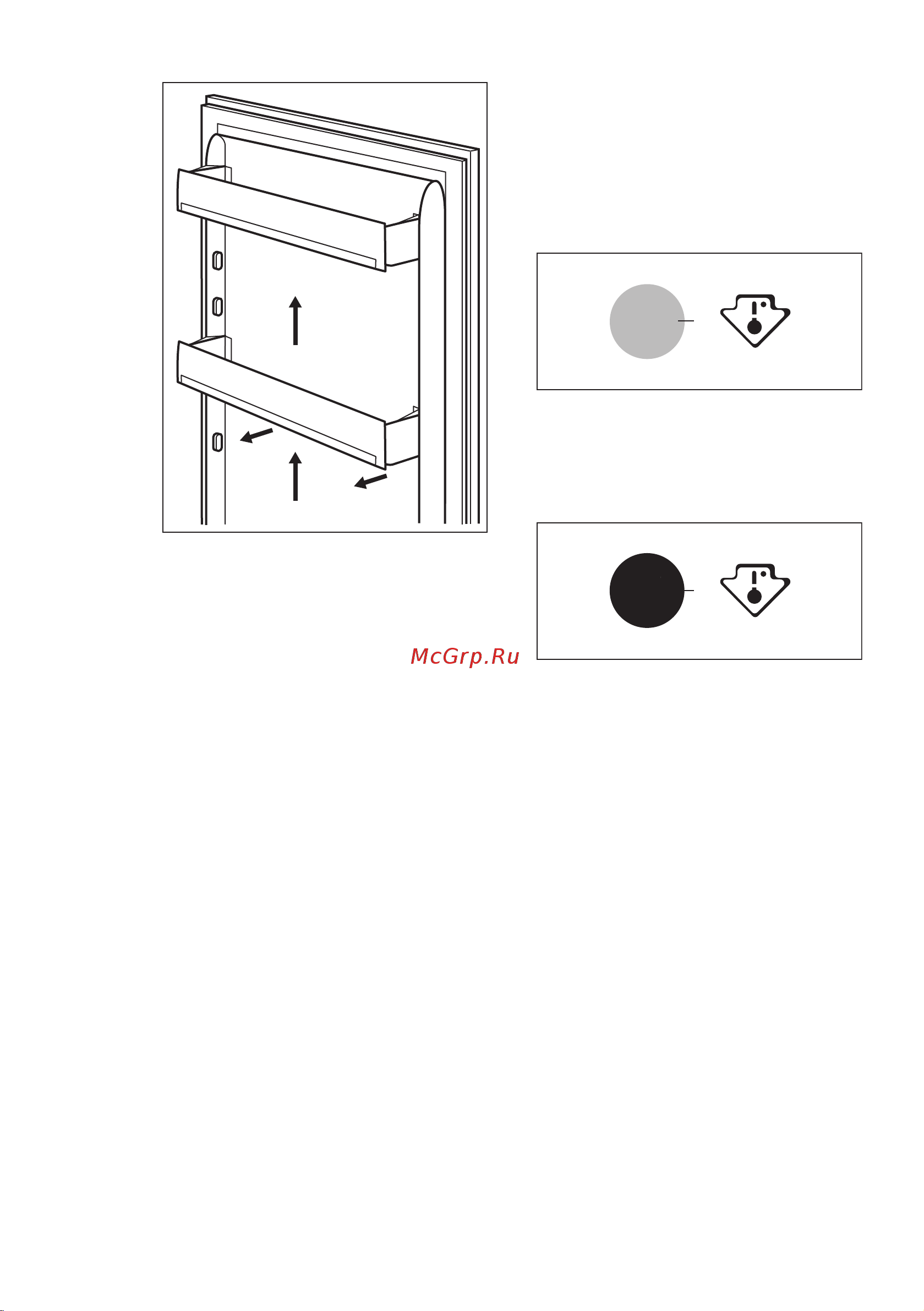 Electrolux ERT 1506 FOW [8/76] Indicateur de température