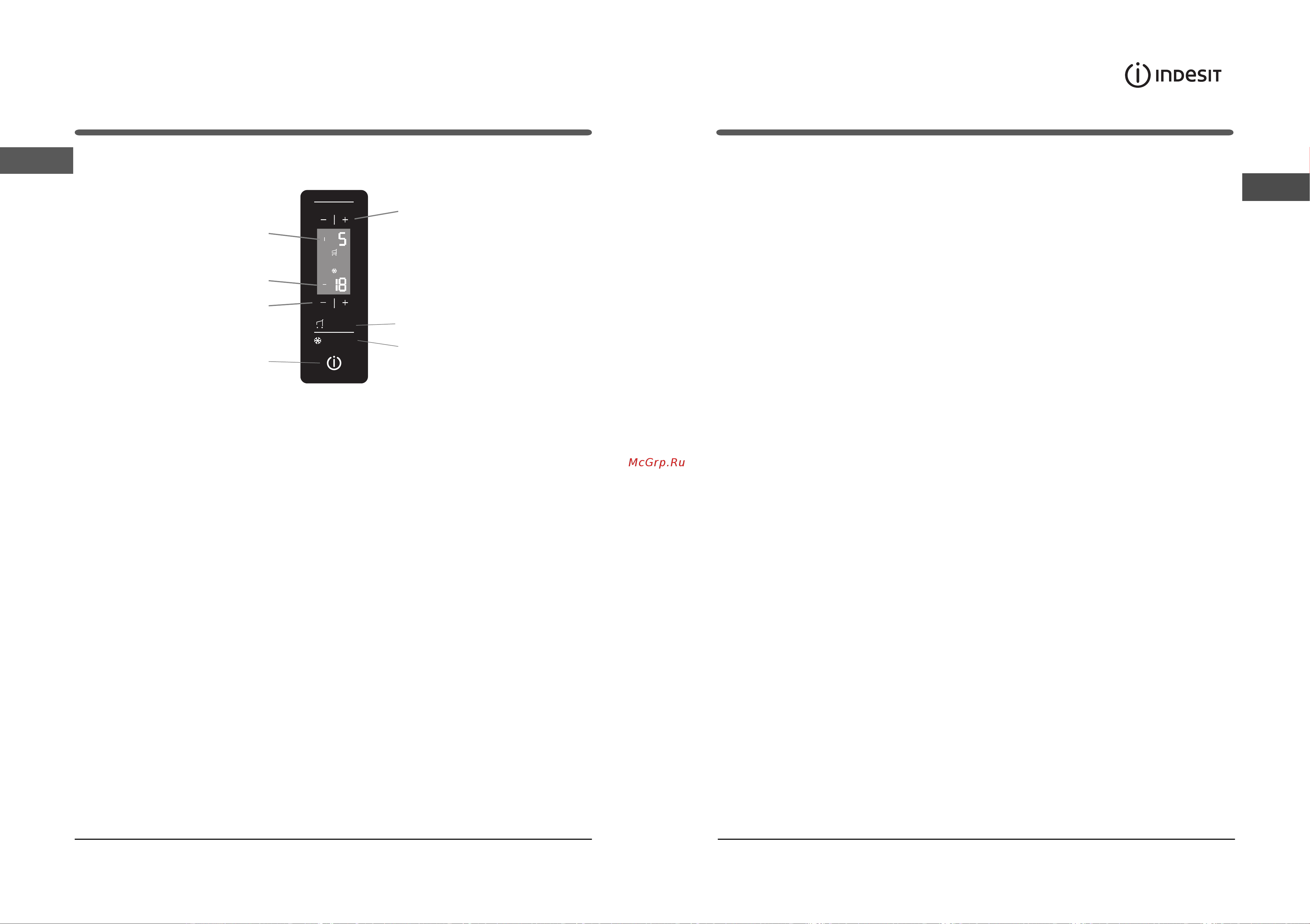 Indesit DF 6180 S (W) [4/12] Панель управления