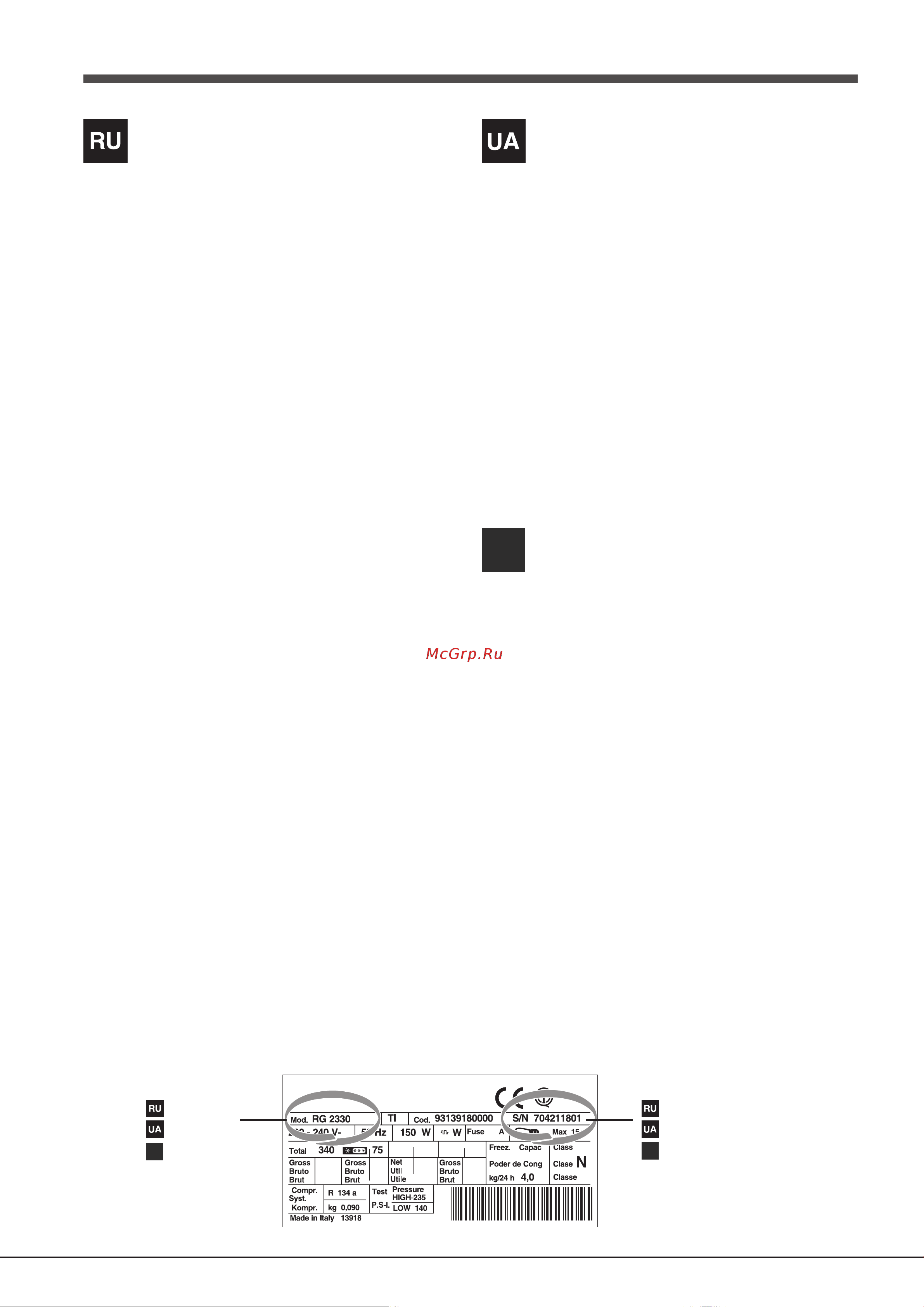 Indesit PBAA 33 F [2/20] Модель