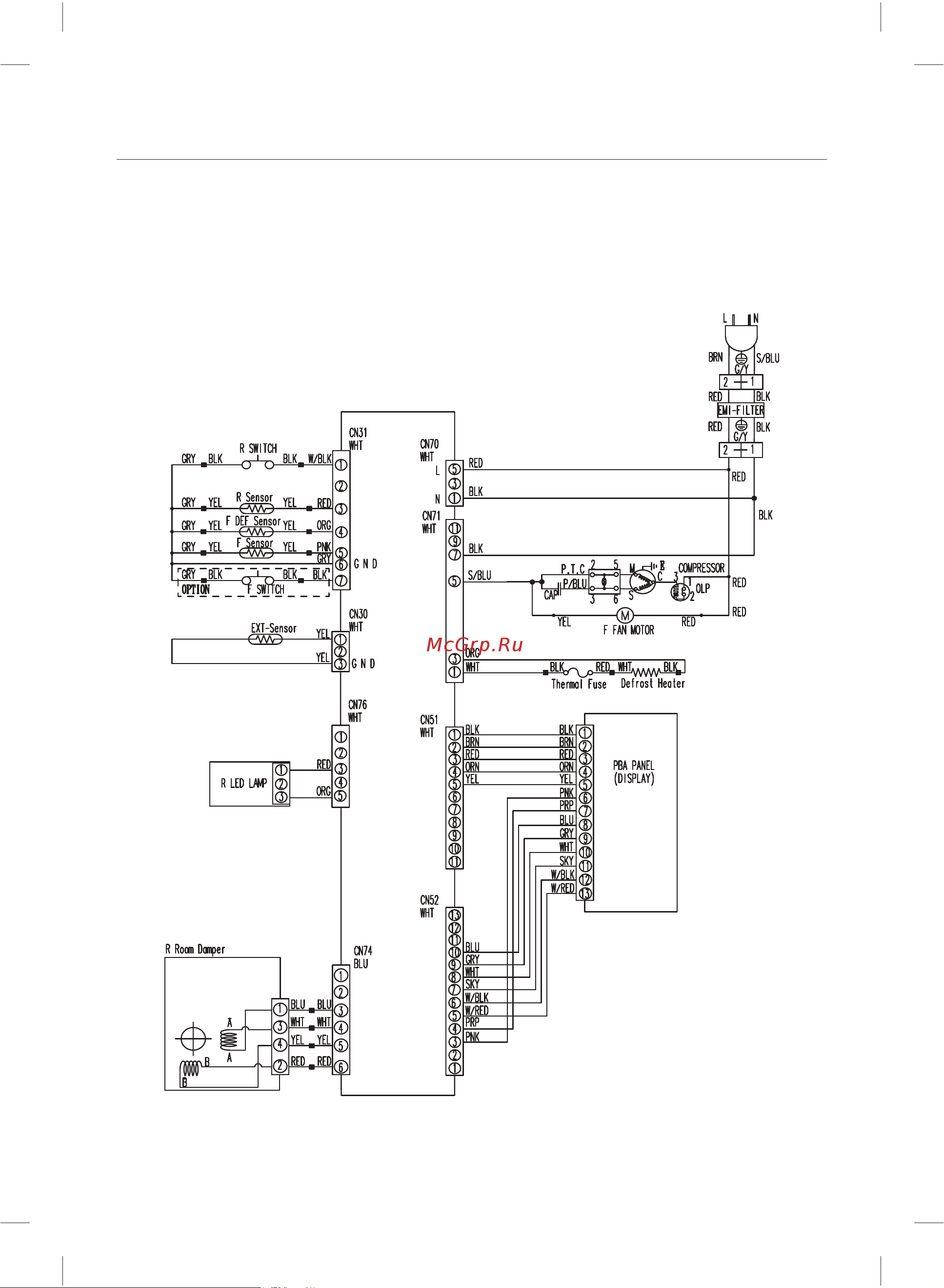 Samsung RL50RECTS [77/80] Circuit diagram
