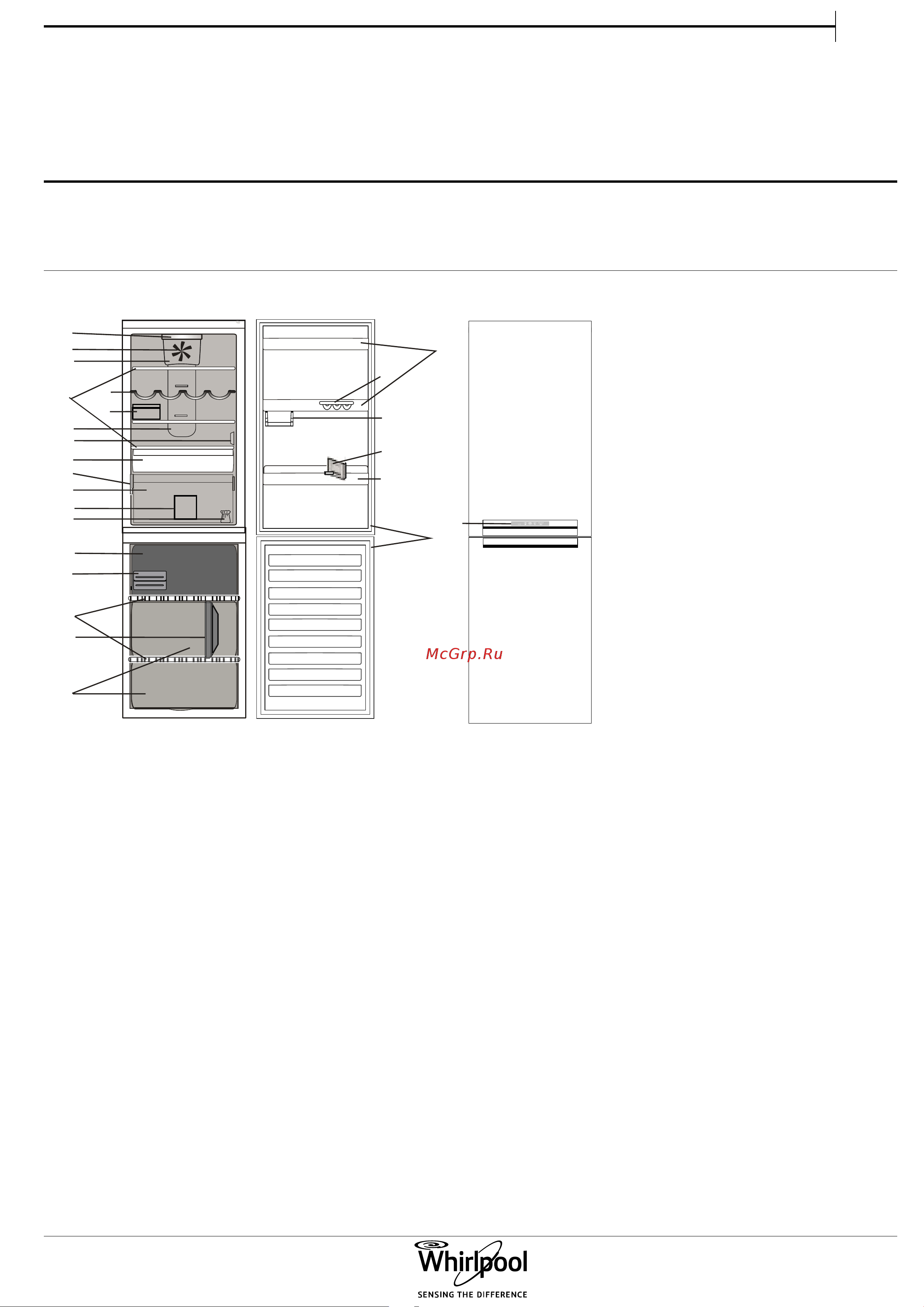 Whirlpool BSNF 8452 OX [7/28] Описание изделия