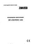 Zanussi ZF 4 Rondo (Y) Руководство по эксплуатации