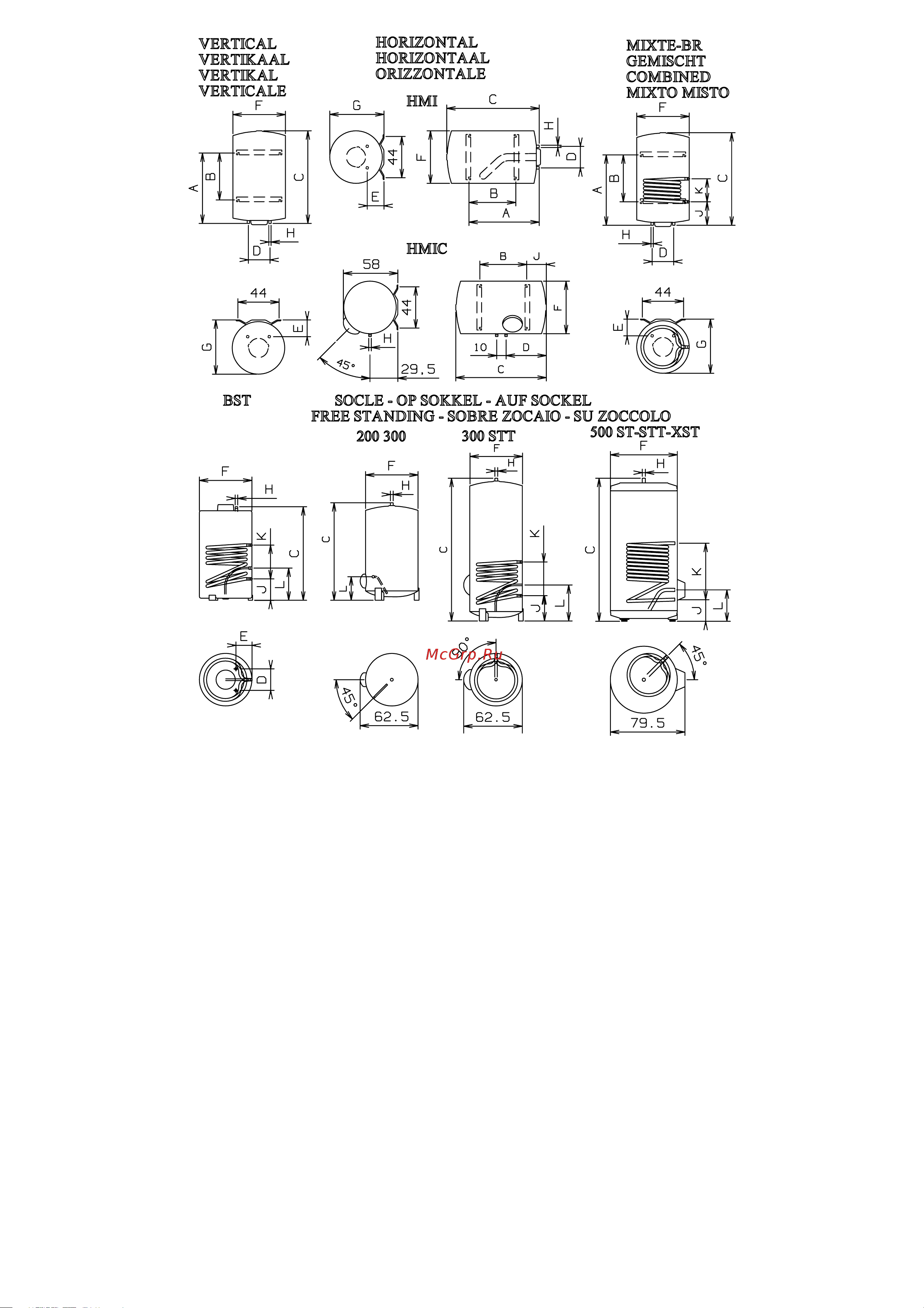 Ariston TI TRONIC INDUSTRIAL 200-300-500 Руководство по эксплуатации онлайн [4/14] 722263