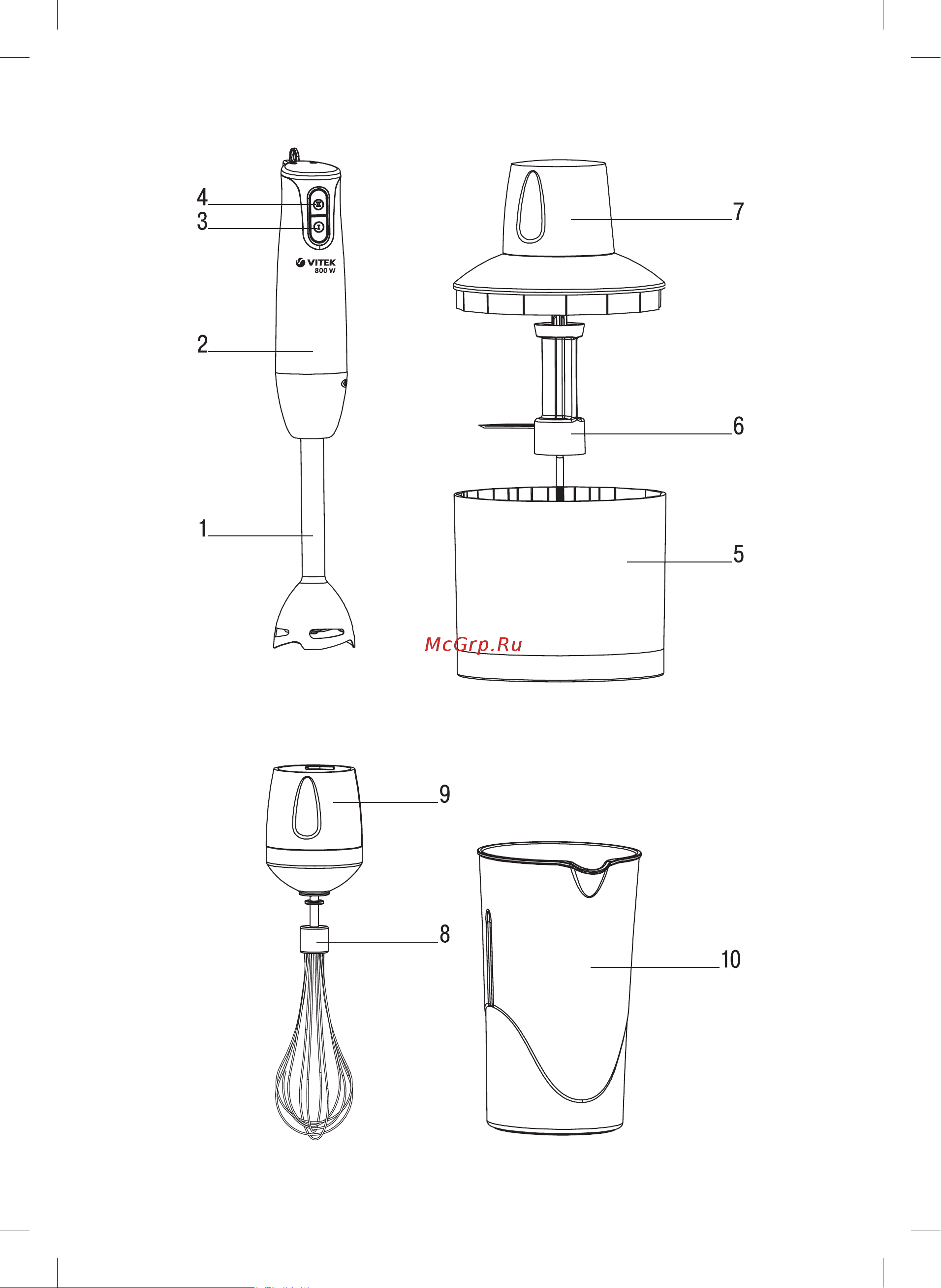 Vitek VT-8533 Руководство по эксплуатации онлайн [2/32] 722920