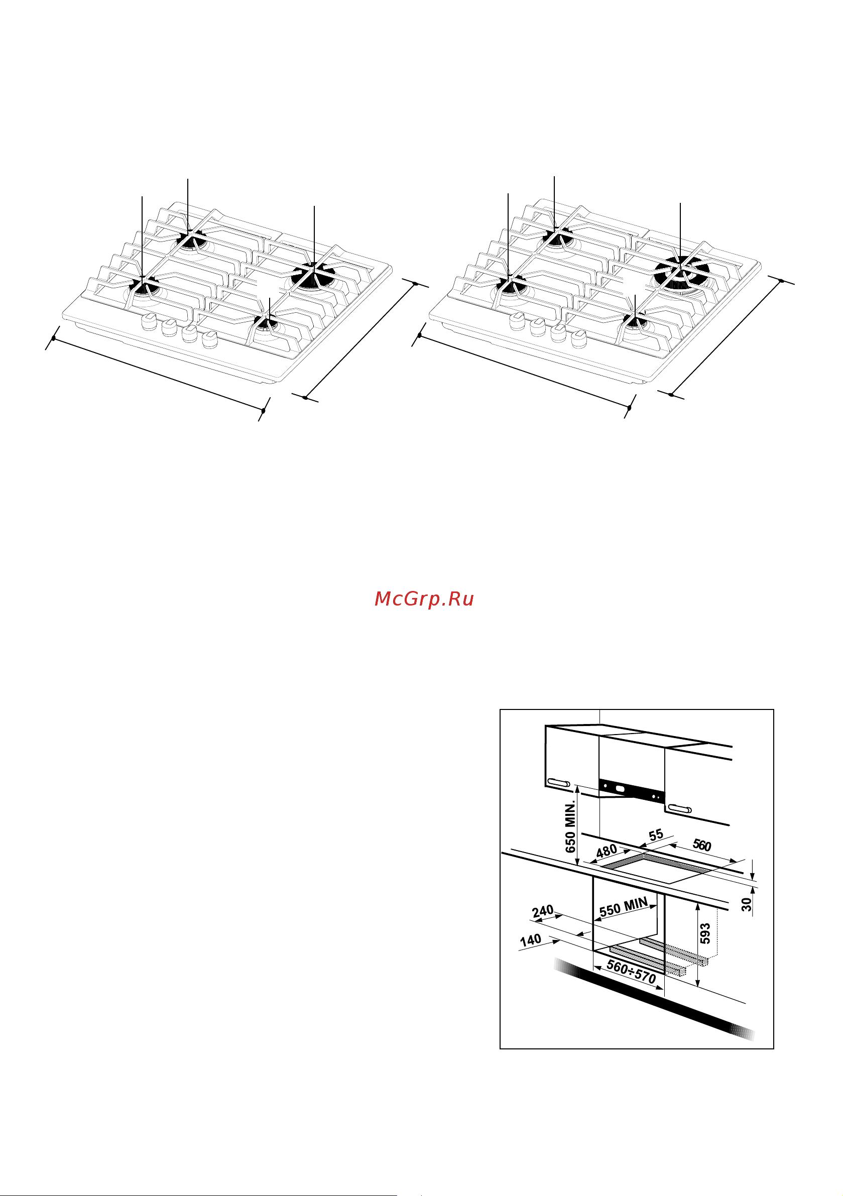 Electrolux EHG 6833 [17/76] Building in