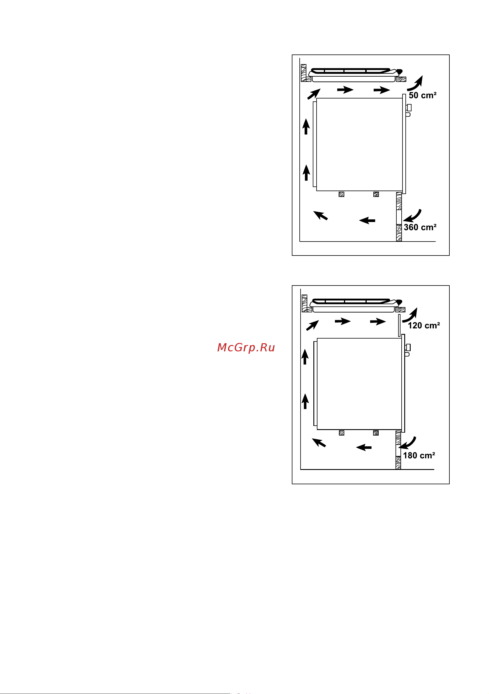 Electrolux EHG 6833 [43/76] В кухонную мебель с духовым шкафом