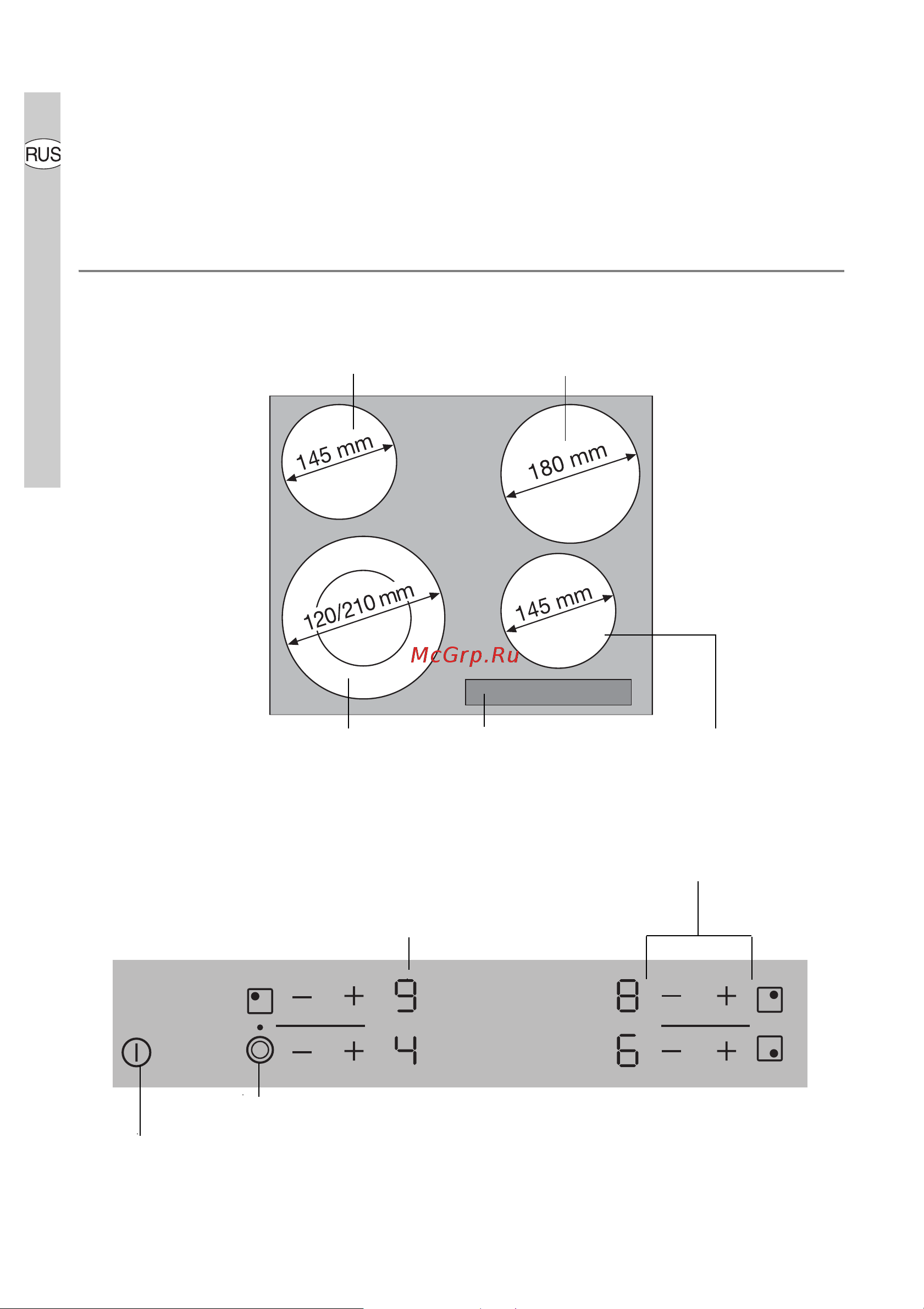 Electrolux EHS 60041 P [4/48] Îáîðóäîâàíèå âàðî íîé ïîâåðõíîñòè