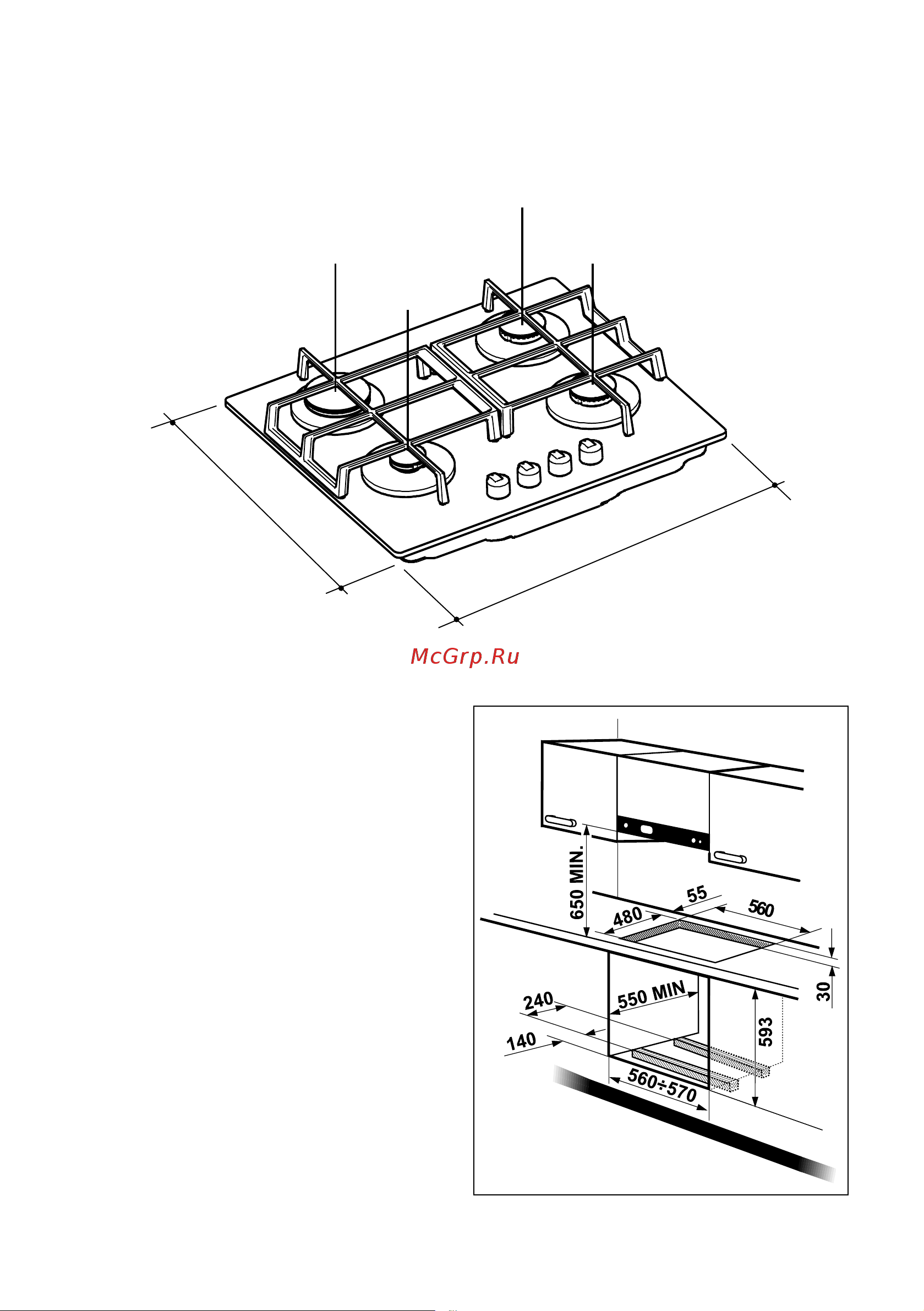 Electrolux EHT 60455 K [59/64] Inštalácia