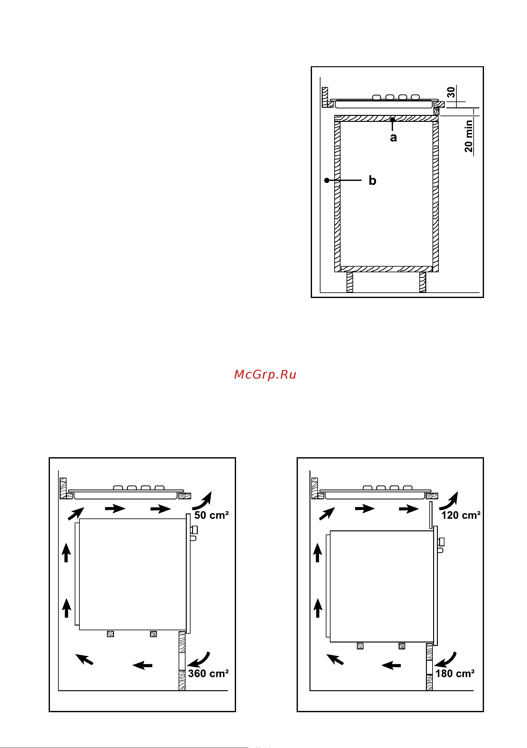 Electrolux EHT 60455 K [61/64] Možnosti zabudovania
