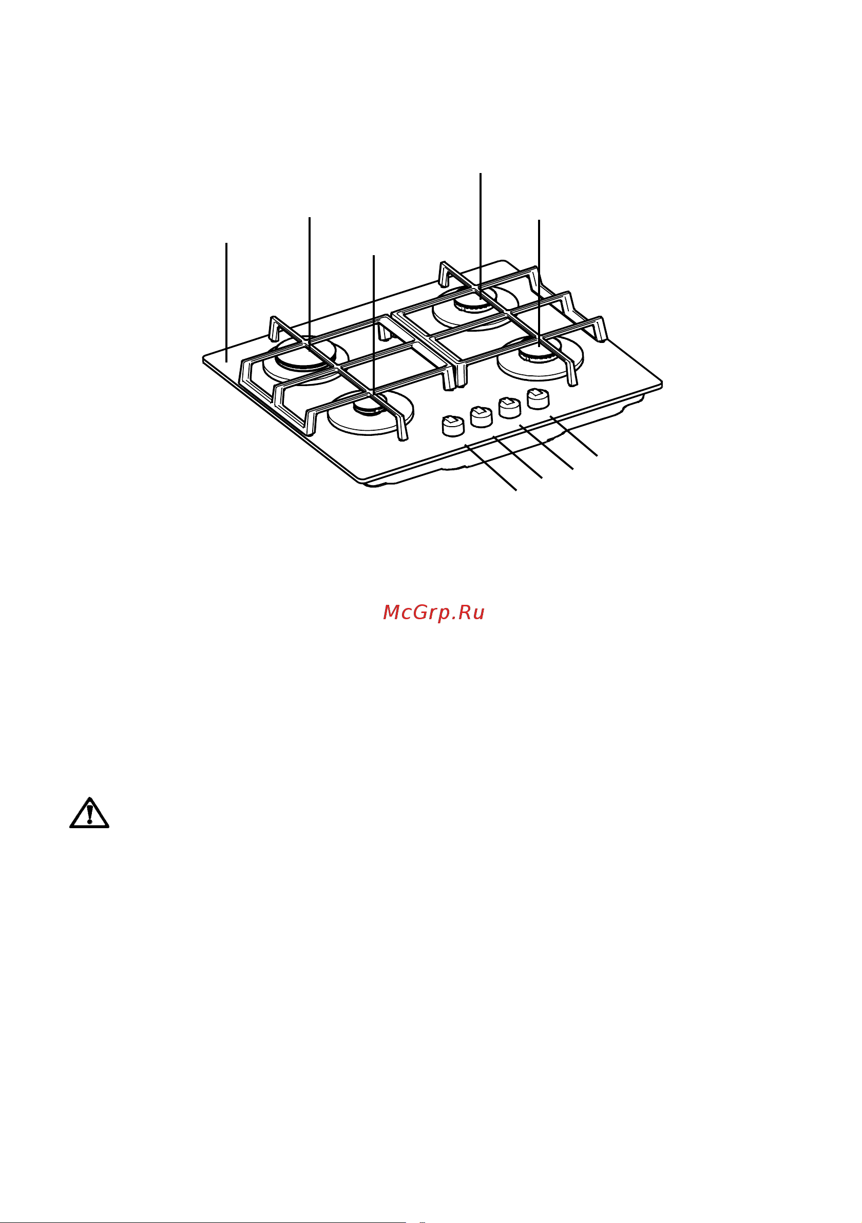 Electrolux EHT 60455 K [8/64] Описание варочной панели