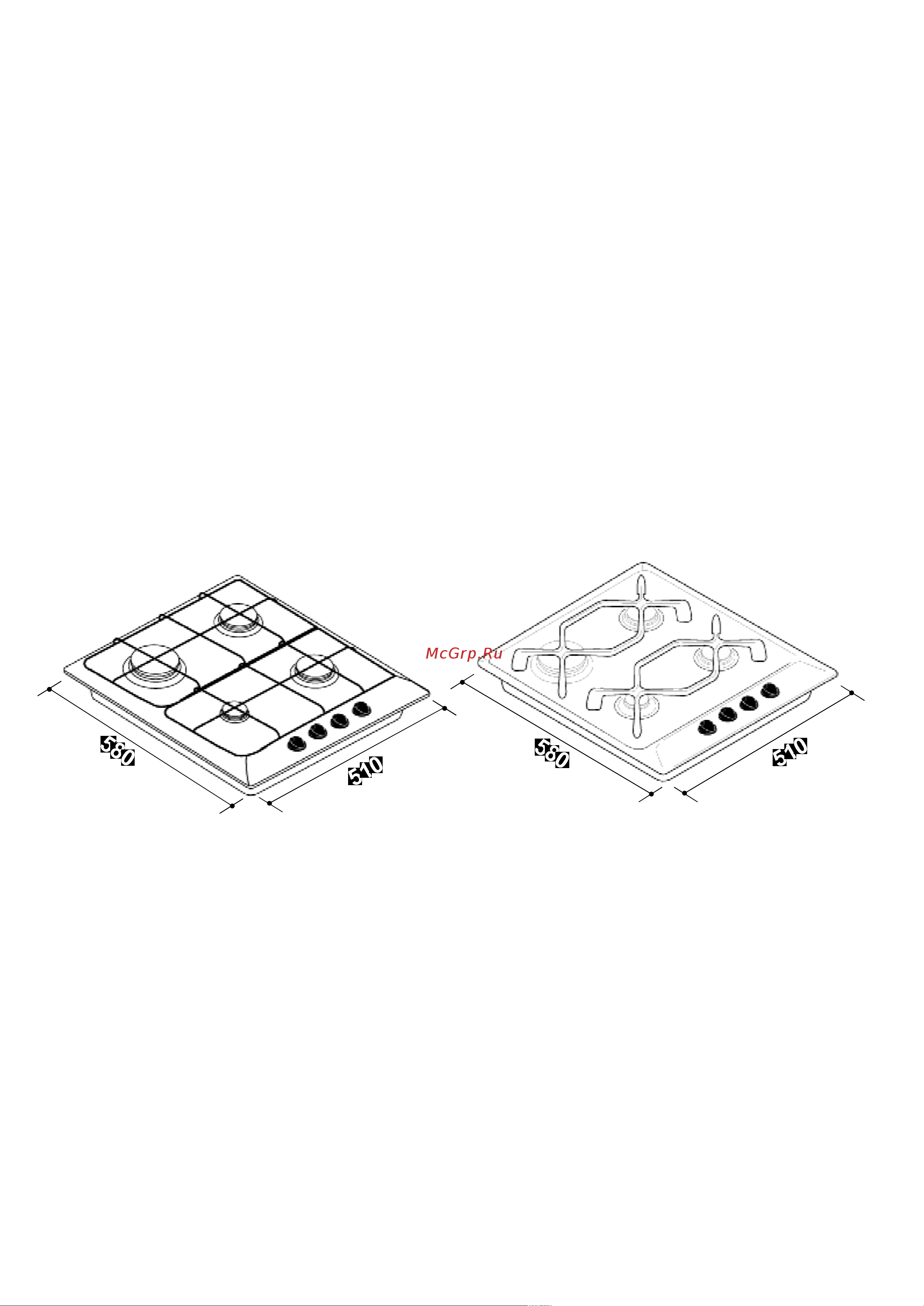 Electrolux EHT 672 K (X) [11/18] Встраивание в столешницу моделей eht672 zgl63 zgl66