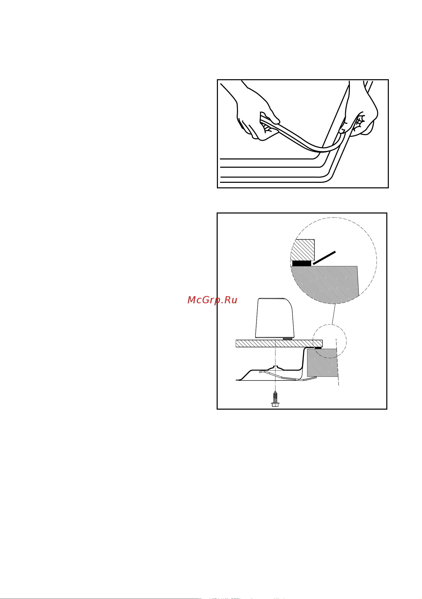 Electrolux EHT 70835 K [41/44] Instalace varné desky do pracovní desky