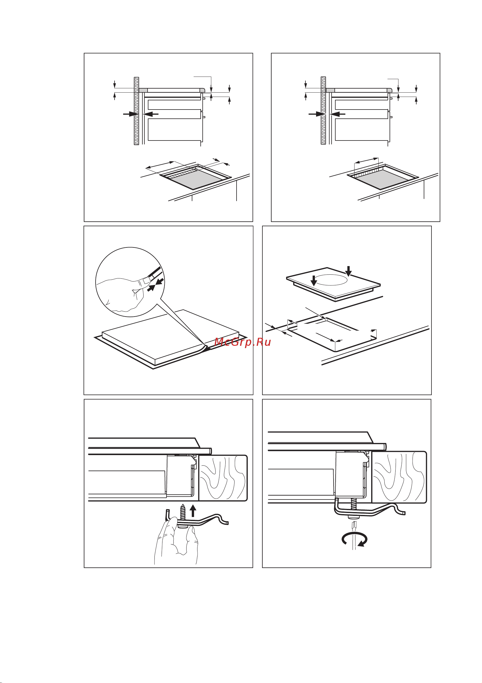Electrolux EQL 4520 BOG [59/64] Min 55mm