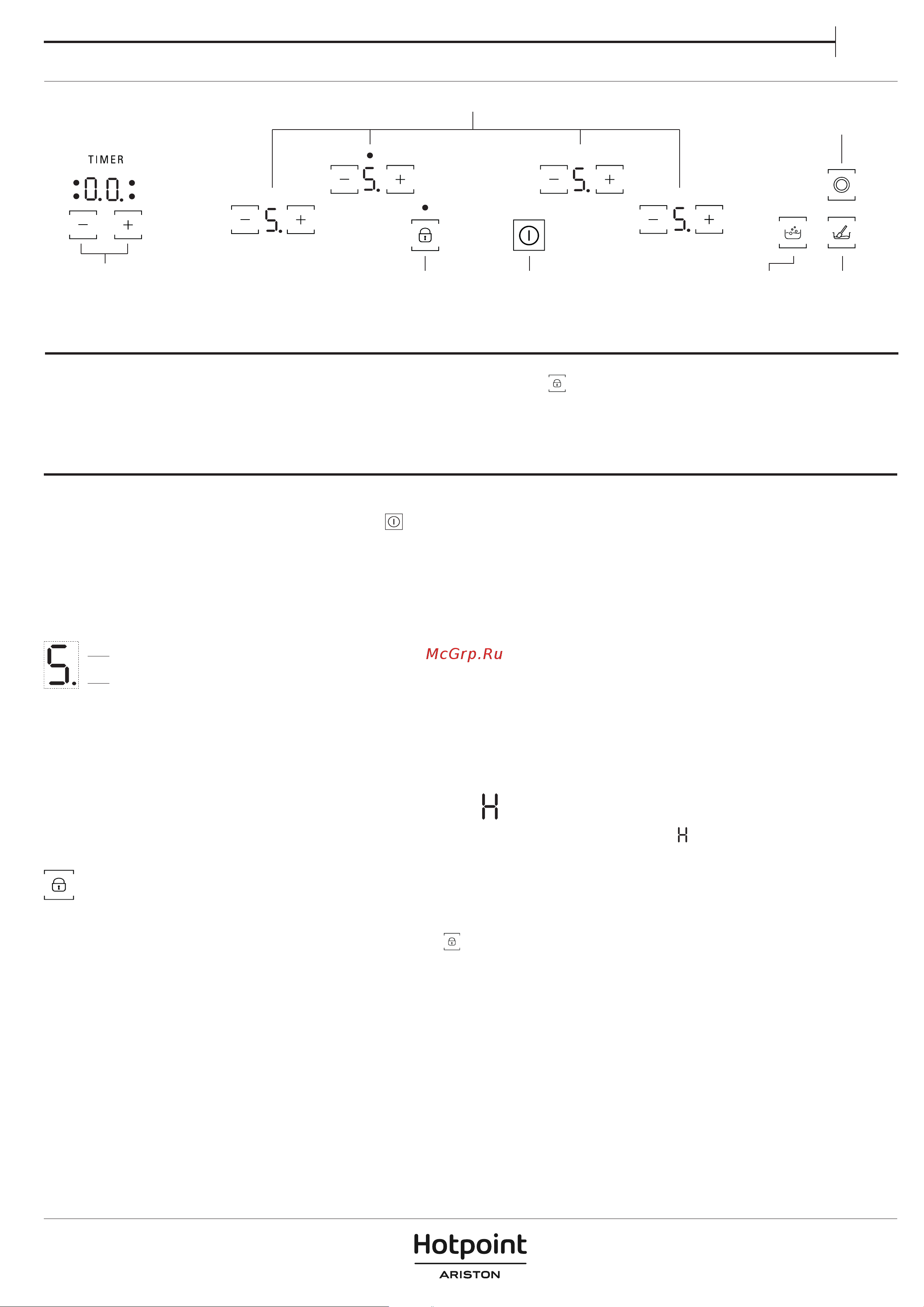 Hotpoint-Ariston HR 635 B [5/8] Панель управления