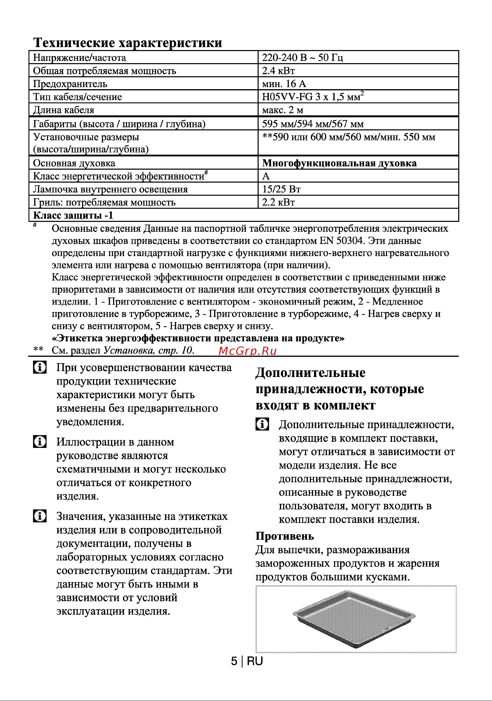 Beko OIE 21200 CU (WU) Руководство по эксплуатации онлайн [5/28] 724763