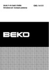 Beko OIG 14101 B(W) Руководство по эксплуатации