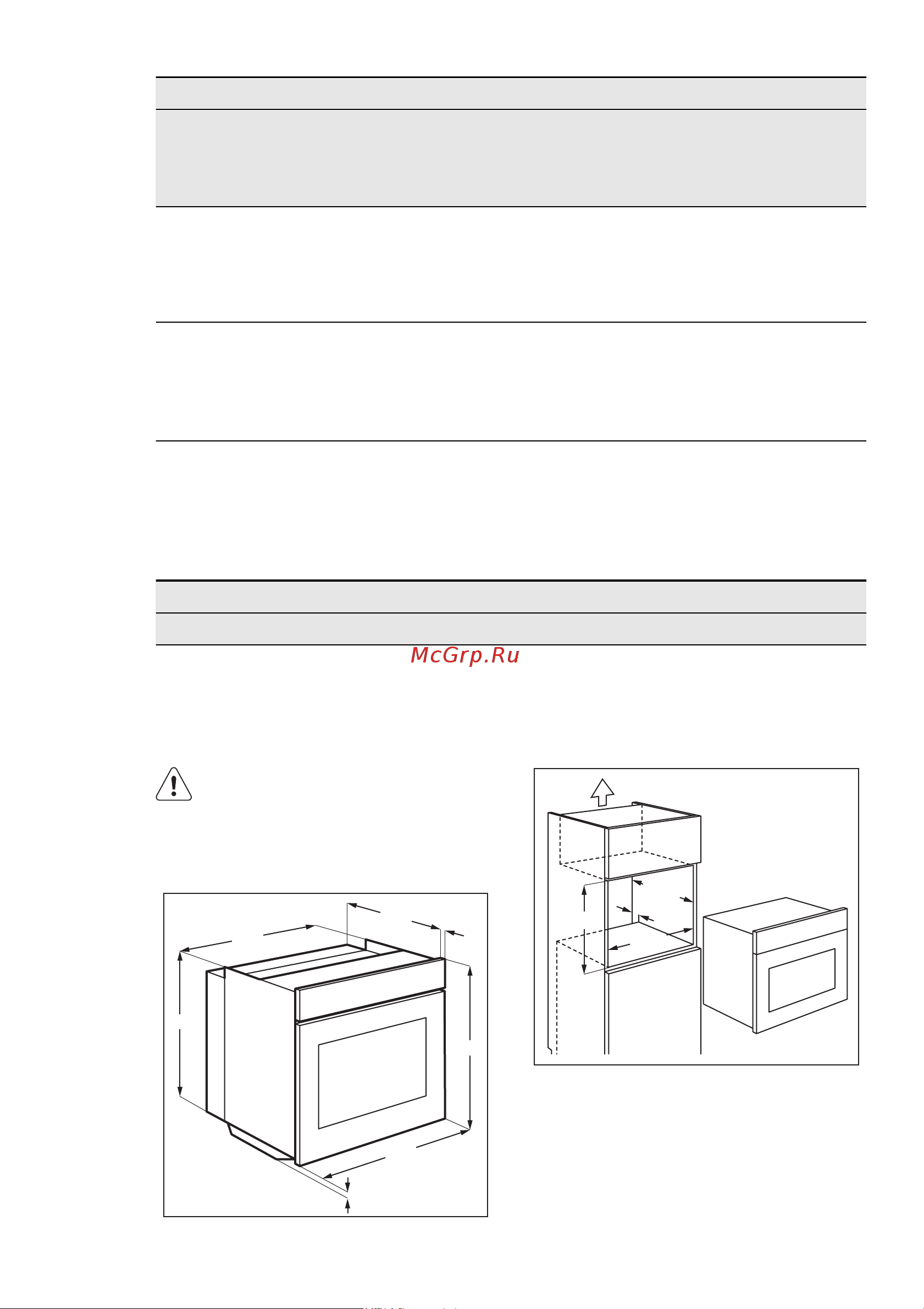 Electrolux EOA 93400 AX [24/25] Технические данные