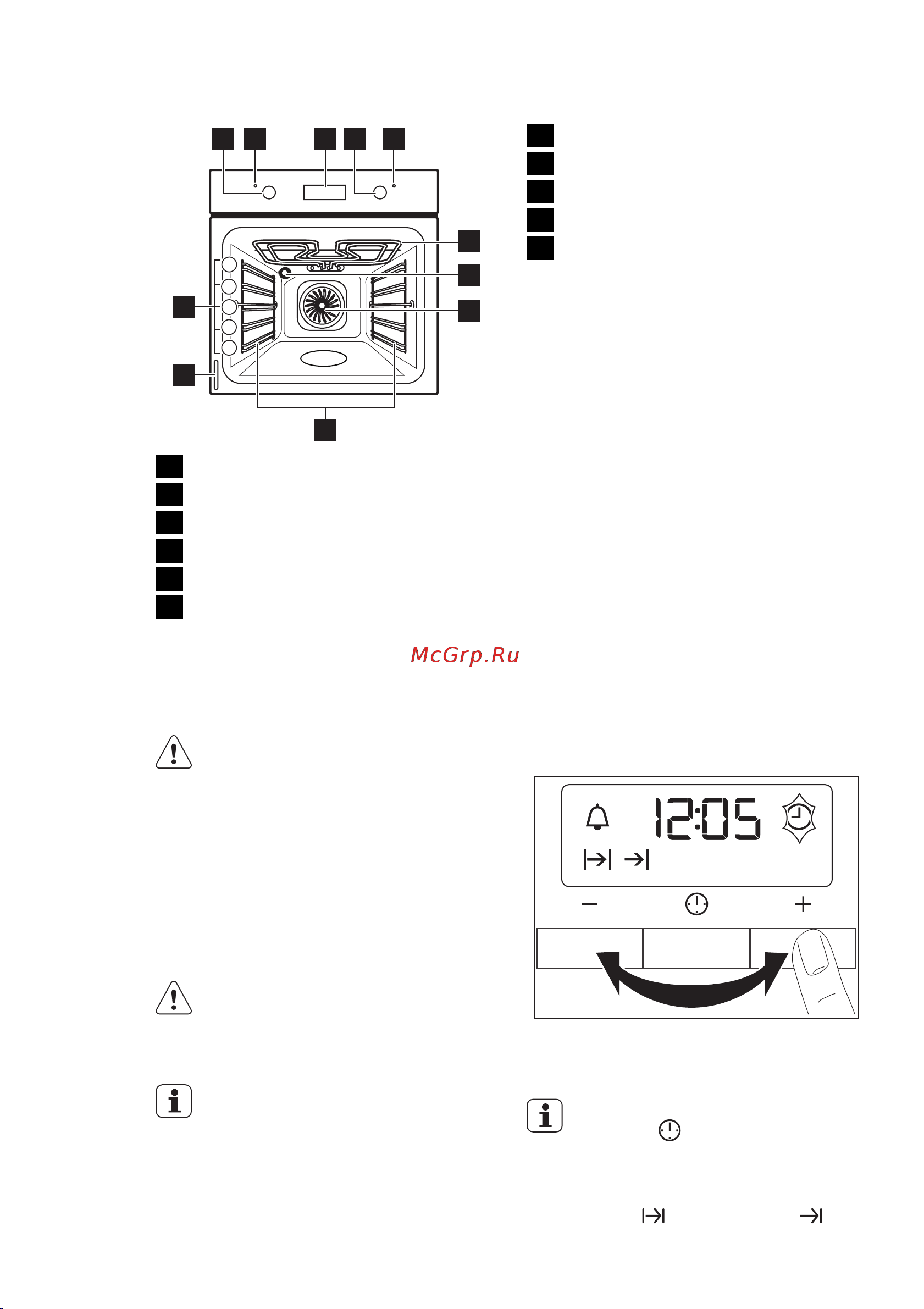 Electrolux EOA 93450 AX [7/56] 5 2 4 1