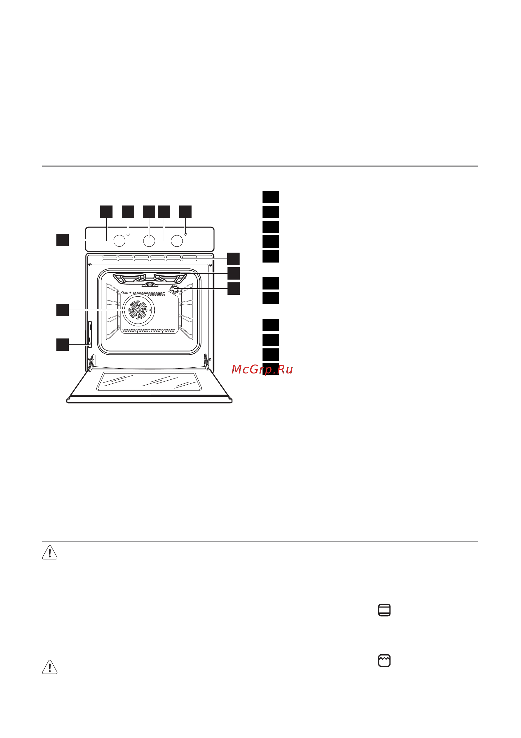 Electrolux EOB 30001 X [5/15] Описание изделия