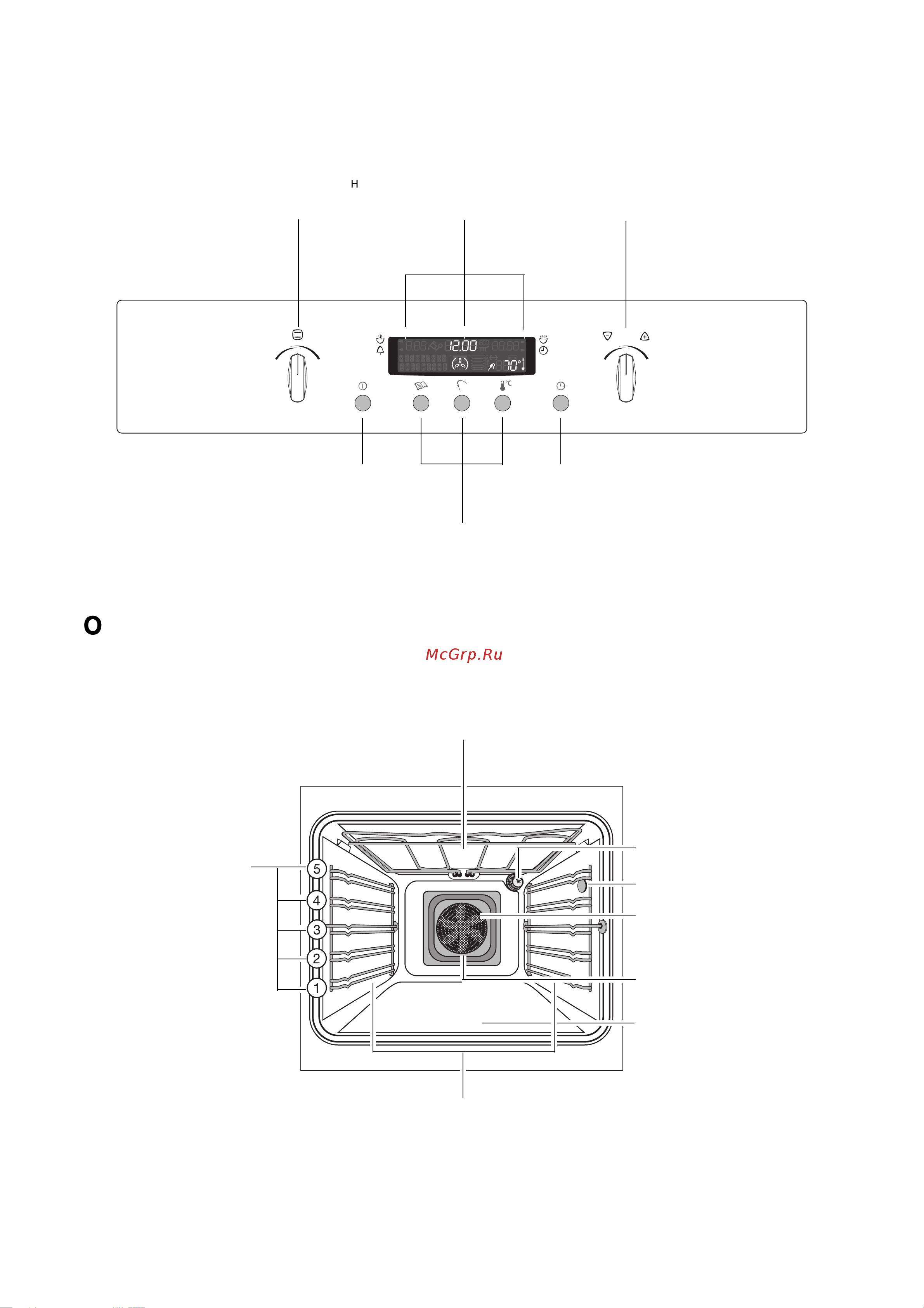 Electrolux EOC 6690 W (X) [7/60] Îñíîâíîå îñíàùåíèå äóõîâîãî øêàôà