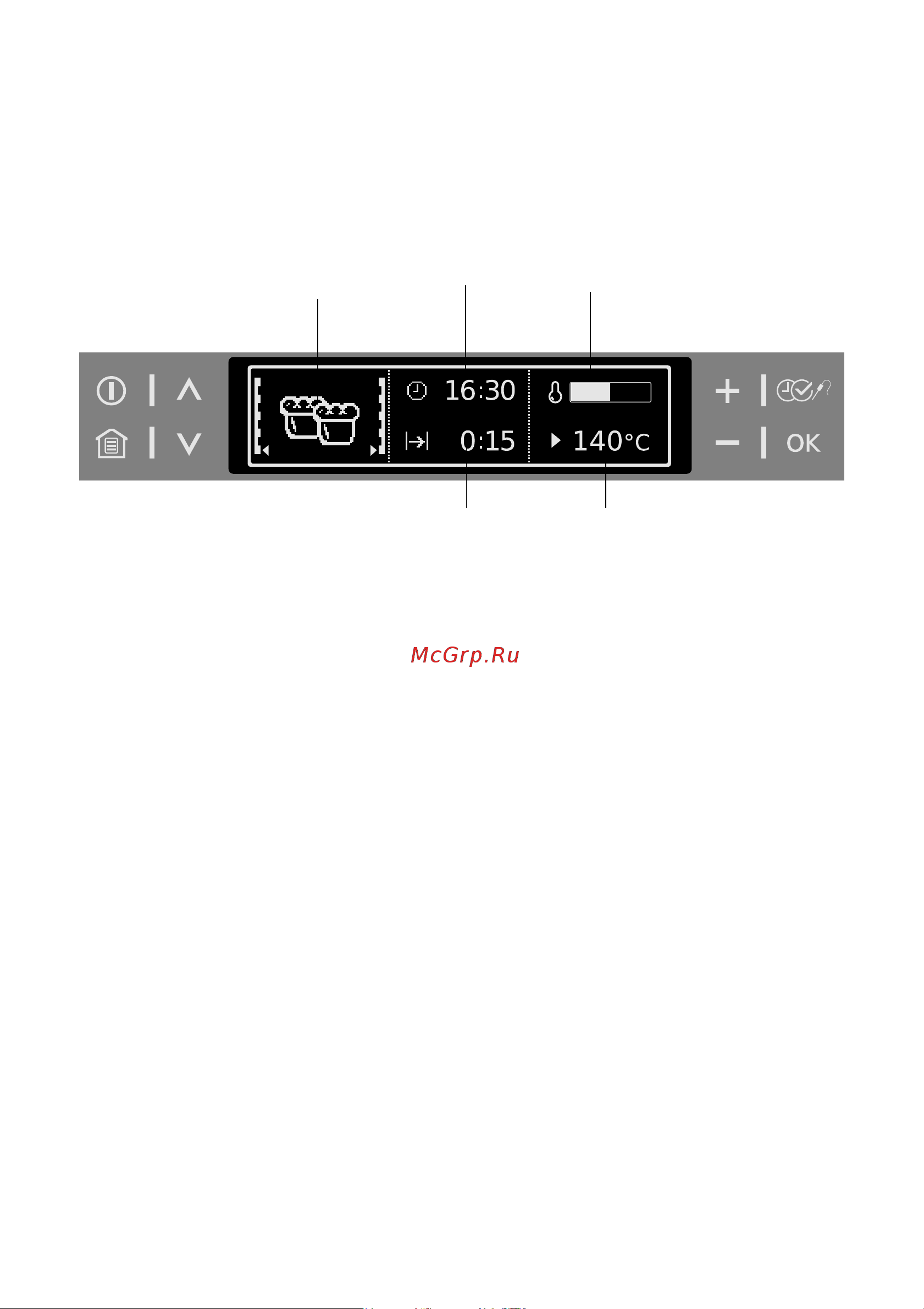 Electrolux EOC 68000 X [8/84] Áëîê ýëåêòðîííîãî óïðàâëåíèÿ äóõîâîãî øêàôà