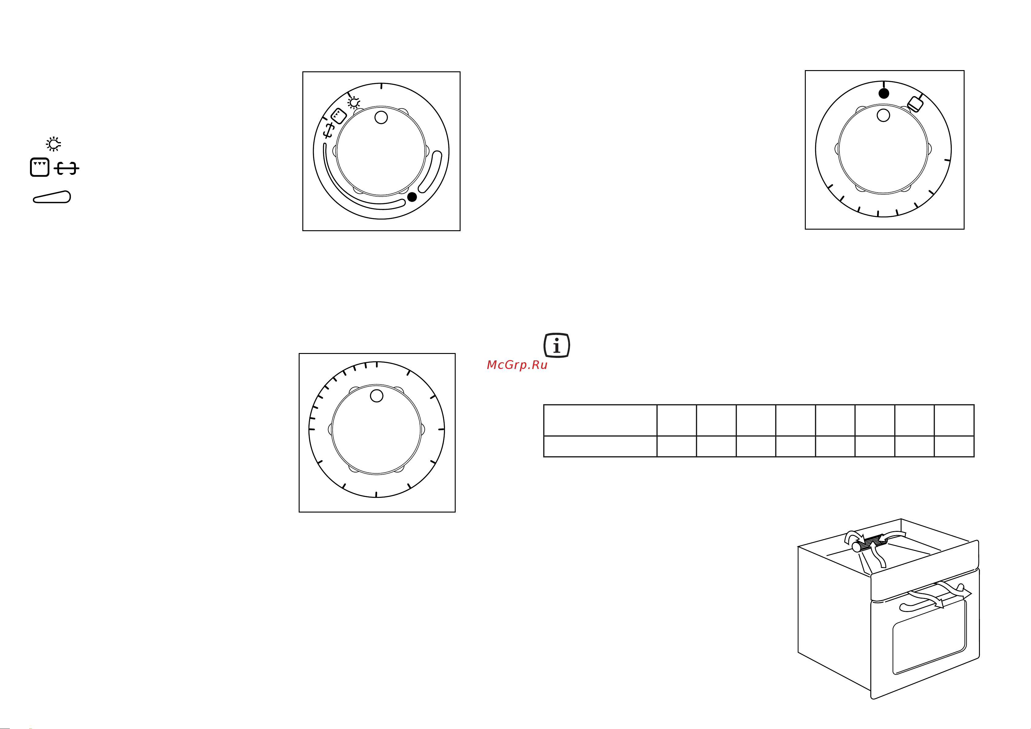 Electrolux EOG 621 K (W) [5/14] Âêëþ åíèå ýëåêòðîãðèëÿ ïîâåðíóòü ðó êó âûáîðà ðåæèìîâ â ïîëîæåíèå ñîîòâåòñòâóþùåå äèàïàçîíó êîíòðîëÿ òåìïåðàòóðû âïëîòü äî ìàêñèìóìà îäíîâðåìåííîå âêëþ åíèå ýëåêòðîãðèëÿ è âåðòåëà óñòàíîâèòü ðó êó âûáîðà ôóíêöèé â ïîëîæåíèå