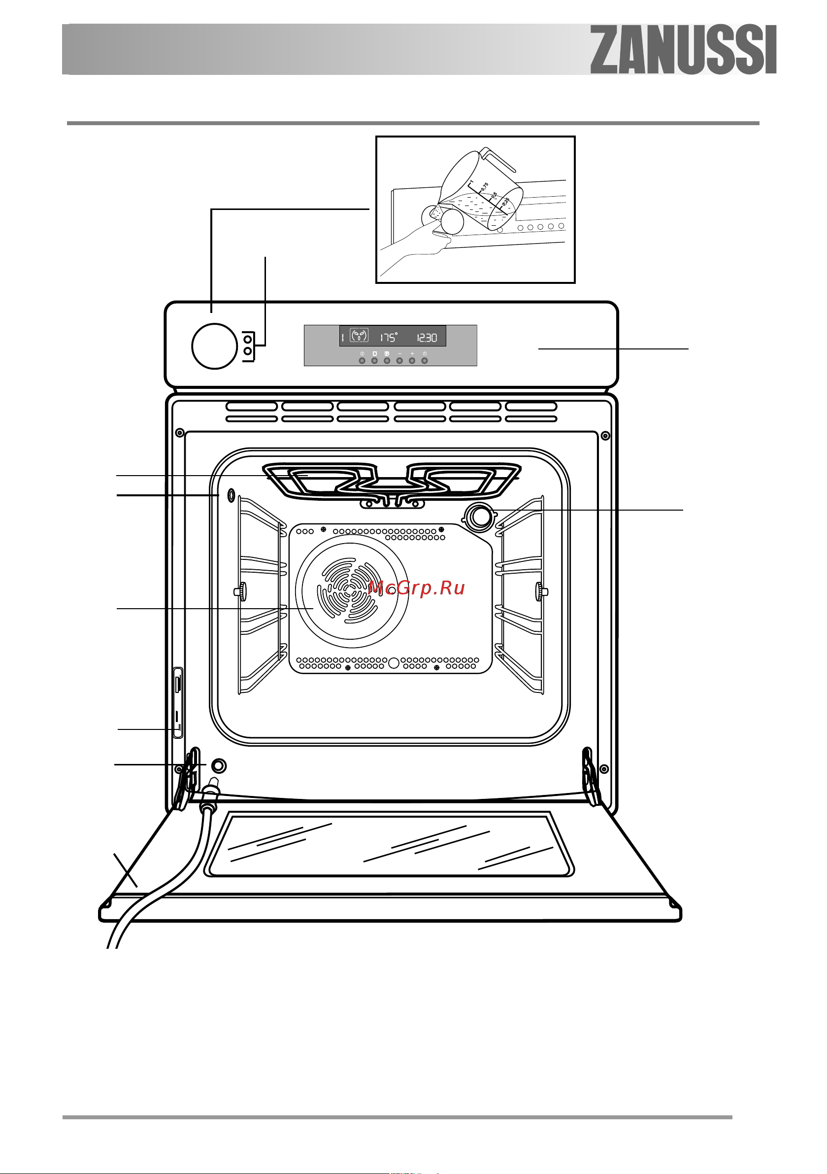 Zanussi ZCB 990 XQ [5/48] Описание духового шкафа