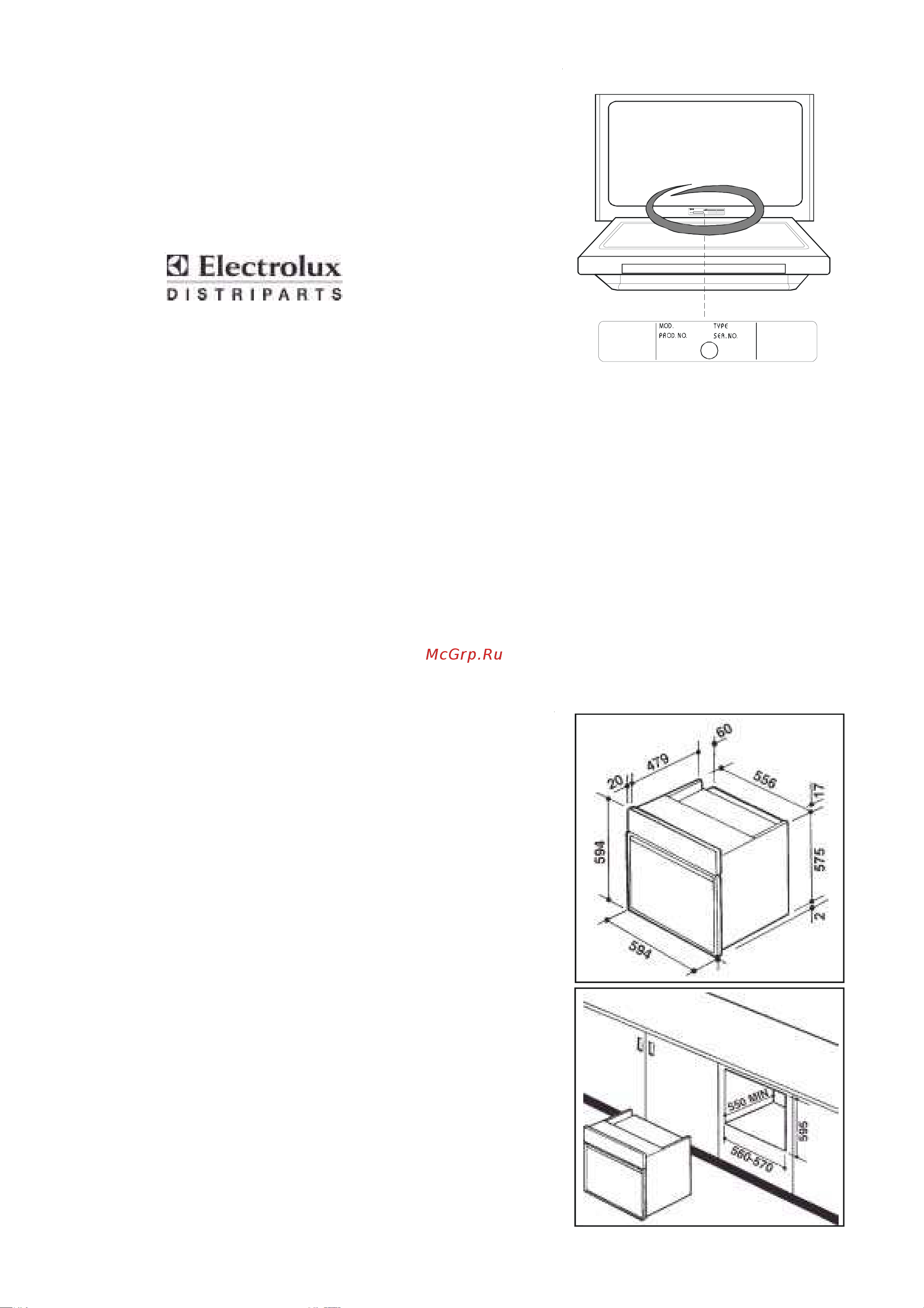 Zanussi ZOB 343 W (X) [12/16] Òåõíè åñêèå äàííûå