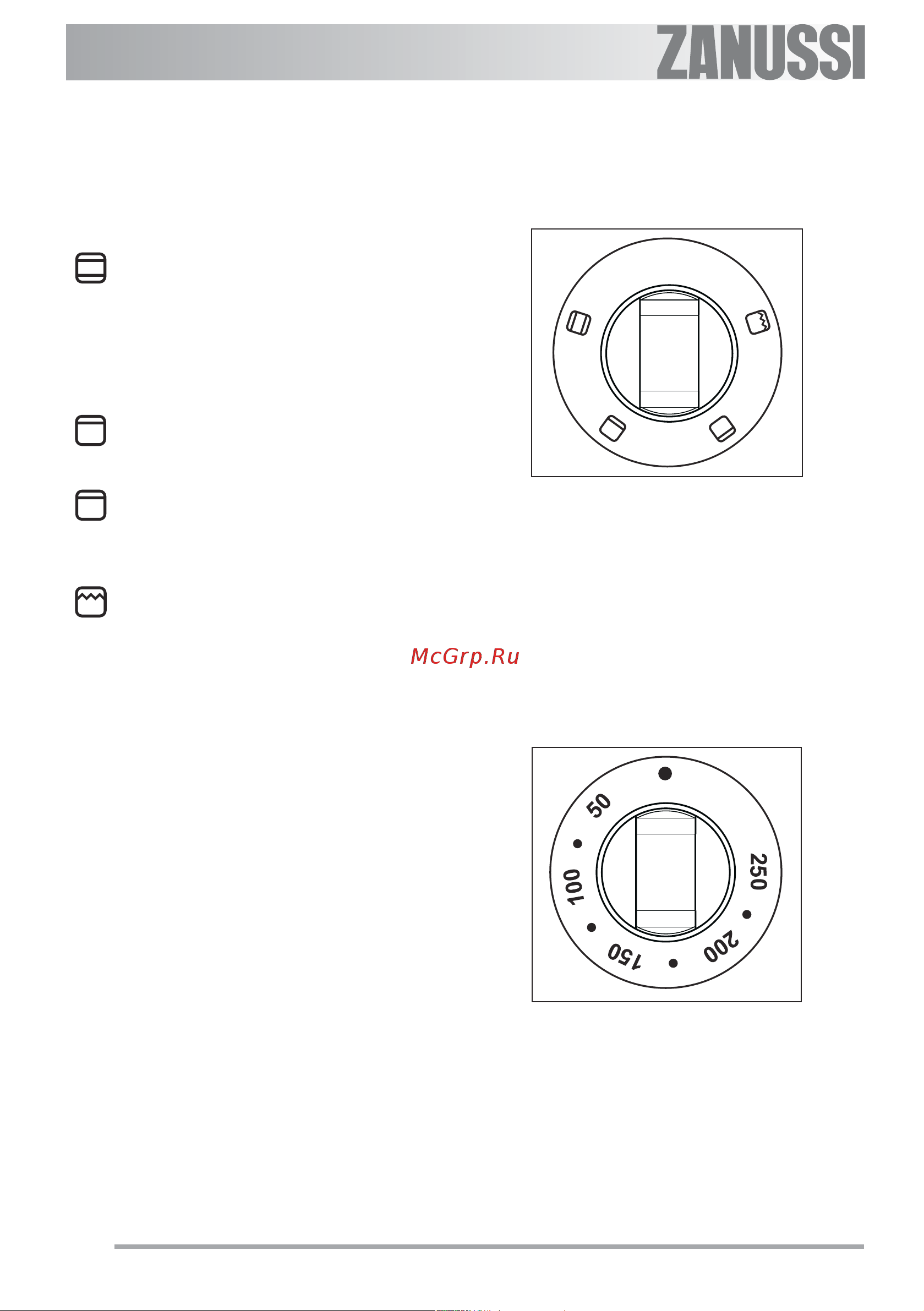 Zanussi ZOU 241 X [7/28] Элементы управления