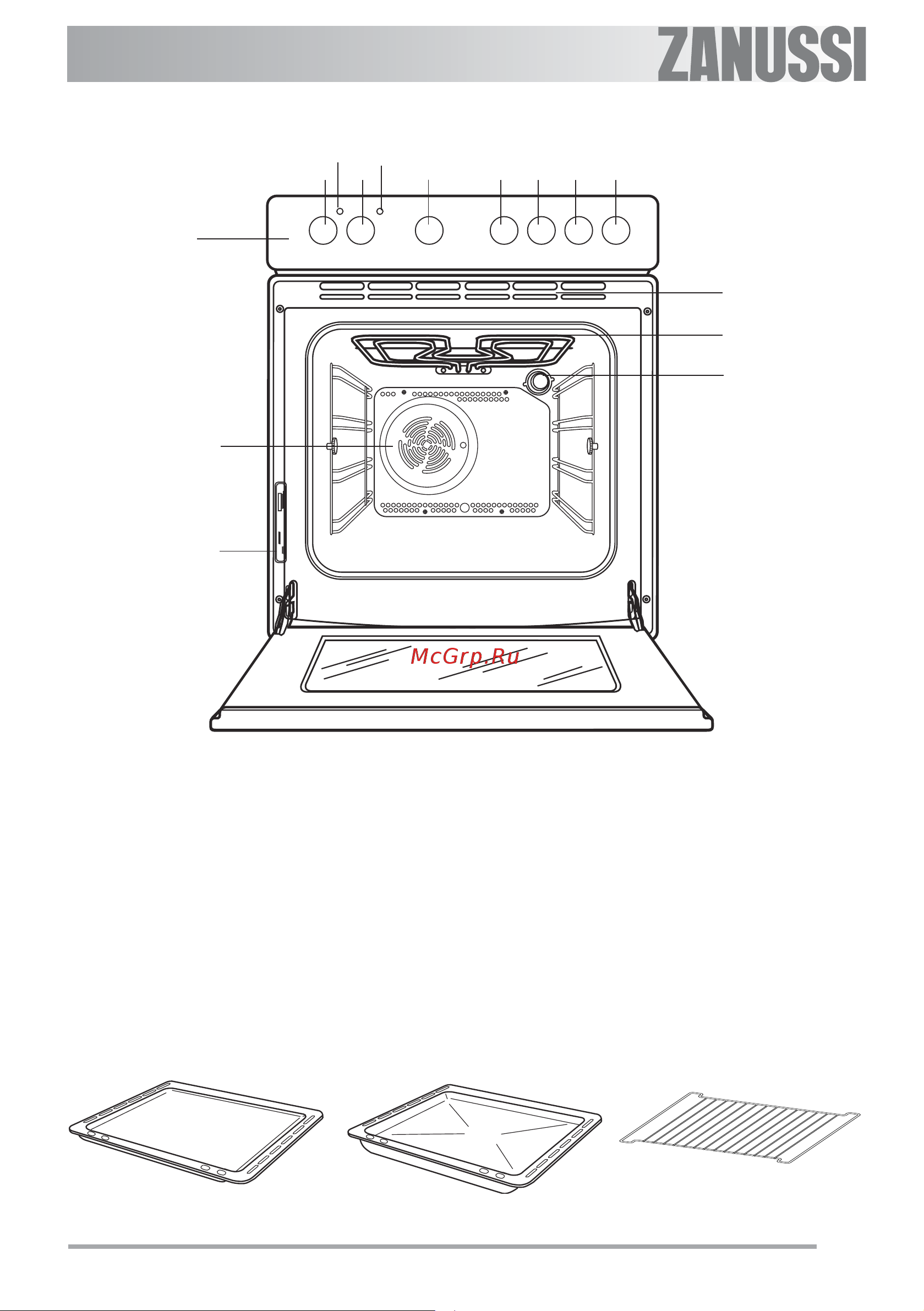 Zanussi ZOU 261 X [7/32] Описание изделия