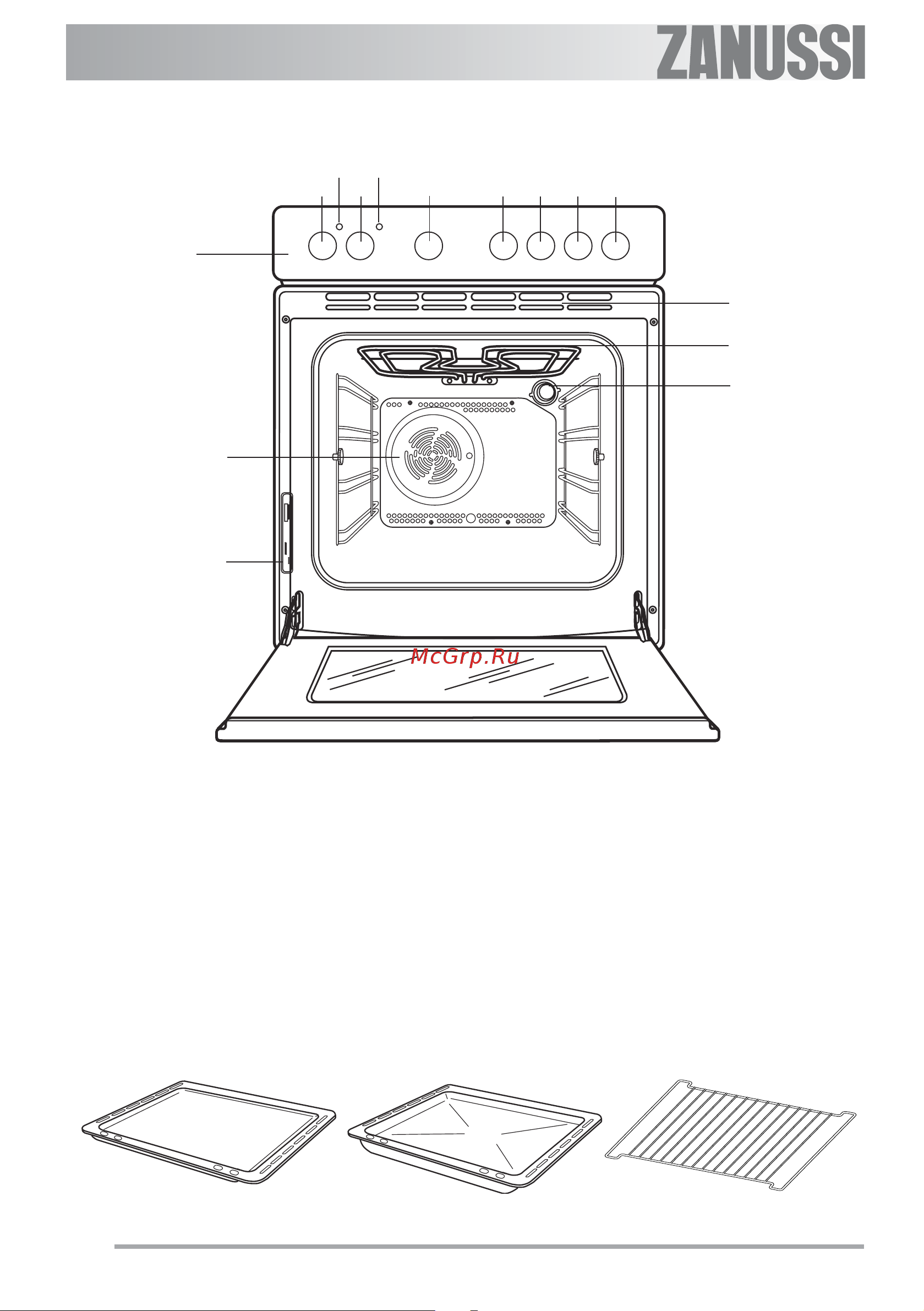 Zanussi ZOU 462 X [5/29] Описание изделия