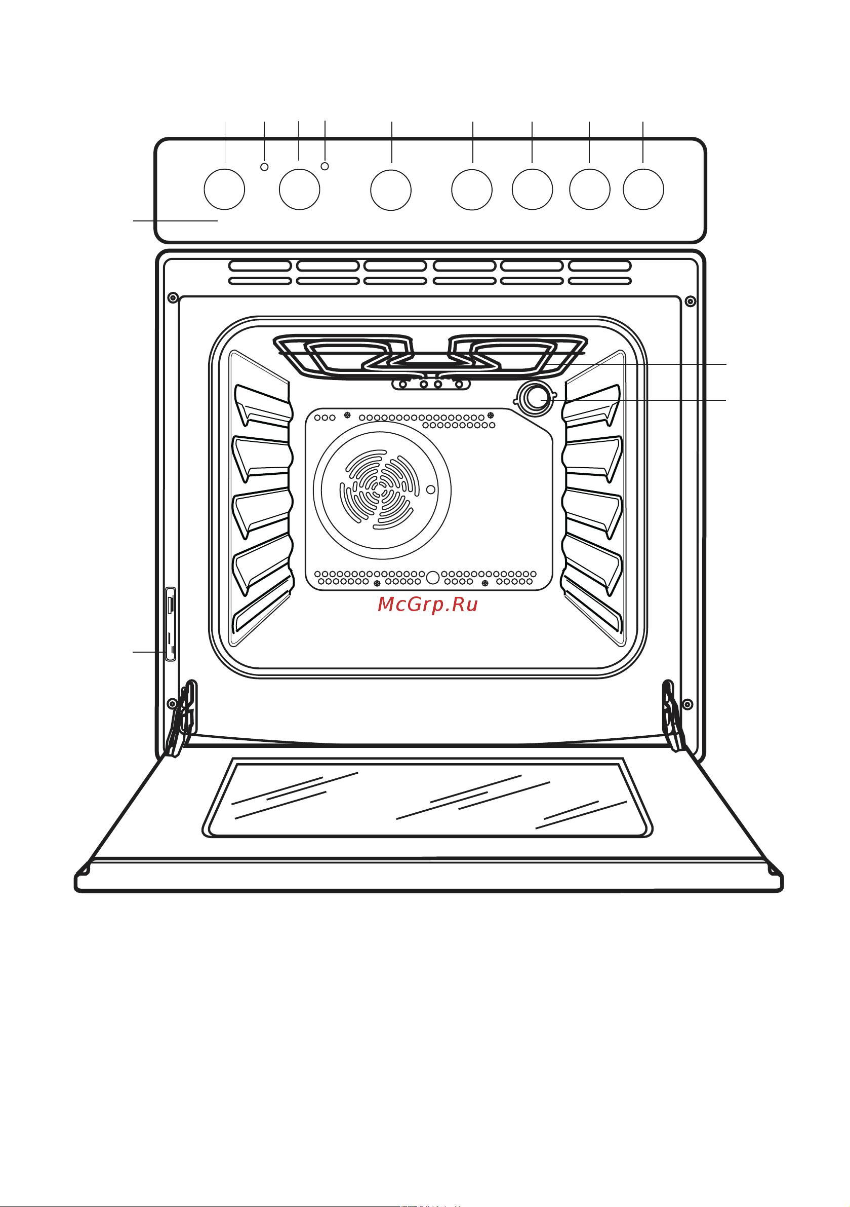 Zanussi ZOU 655 W (X) [4/20] Описание прибора