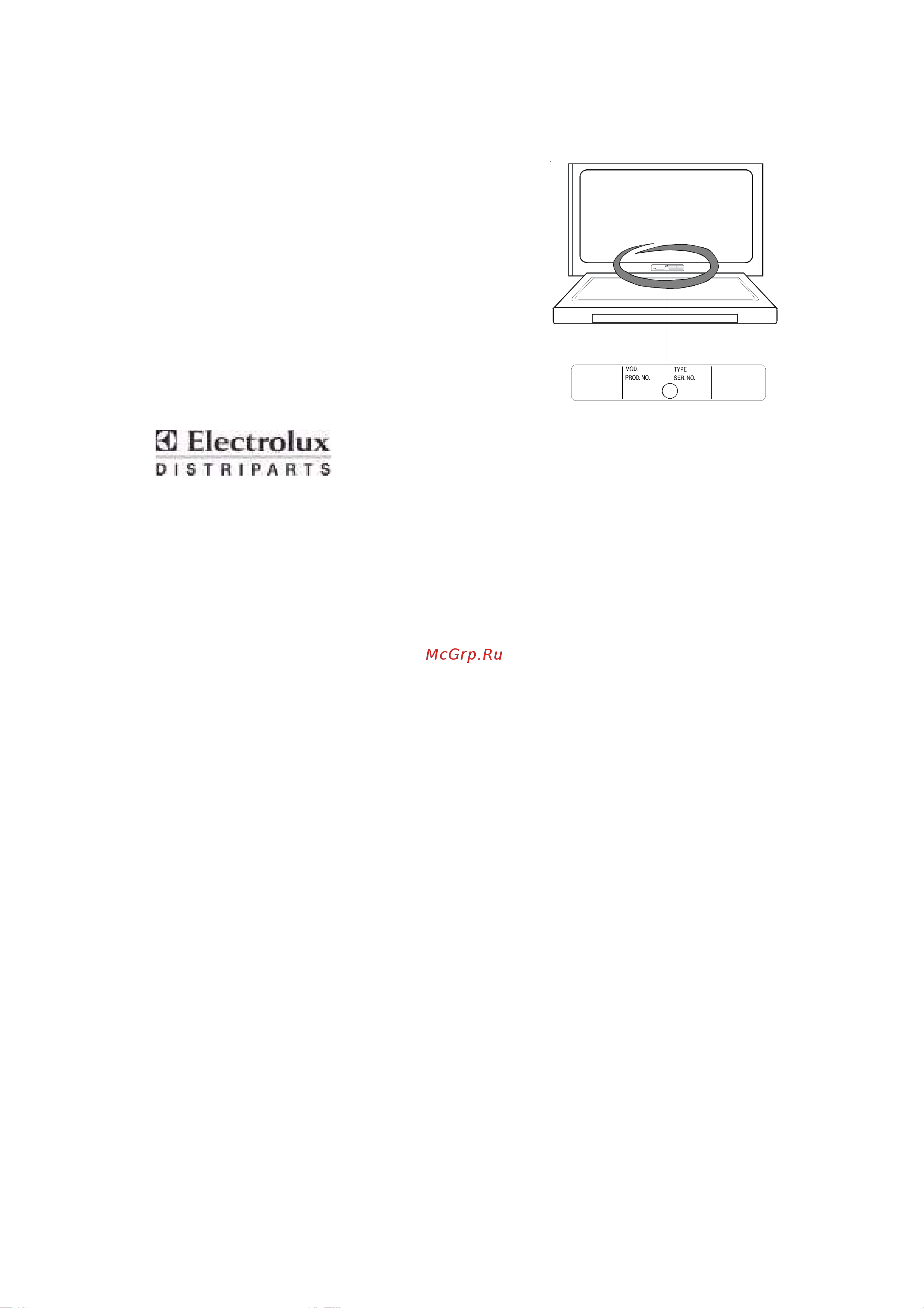 Zanussi ZOU 853 B (W) [17/20] Ñåðâèñ è îðèãèíàëüíûå çàïàñíûå àñòè