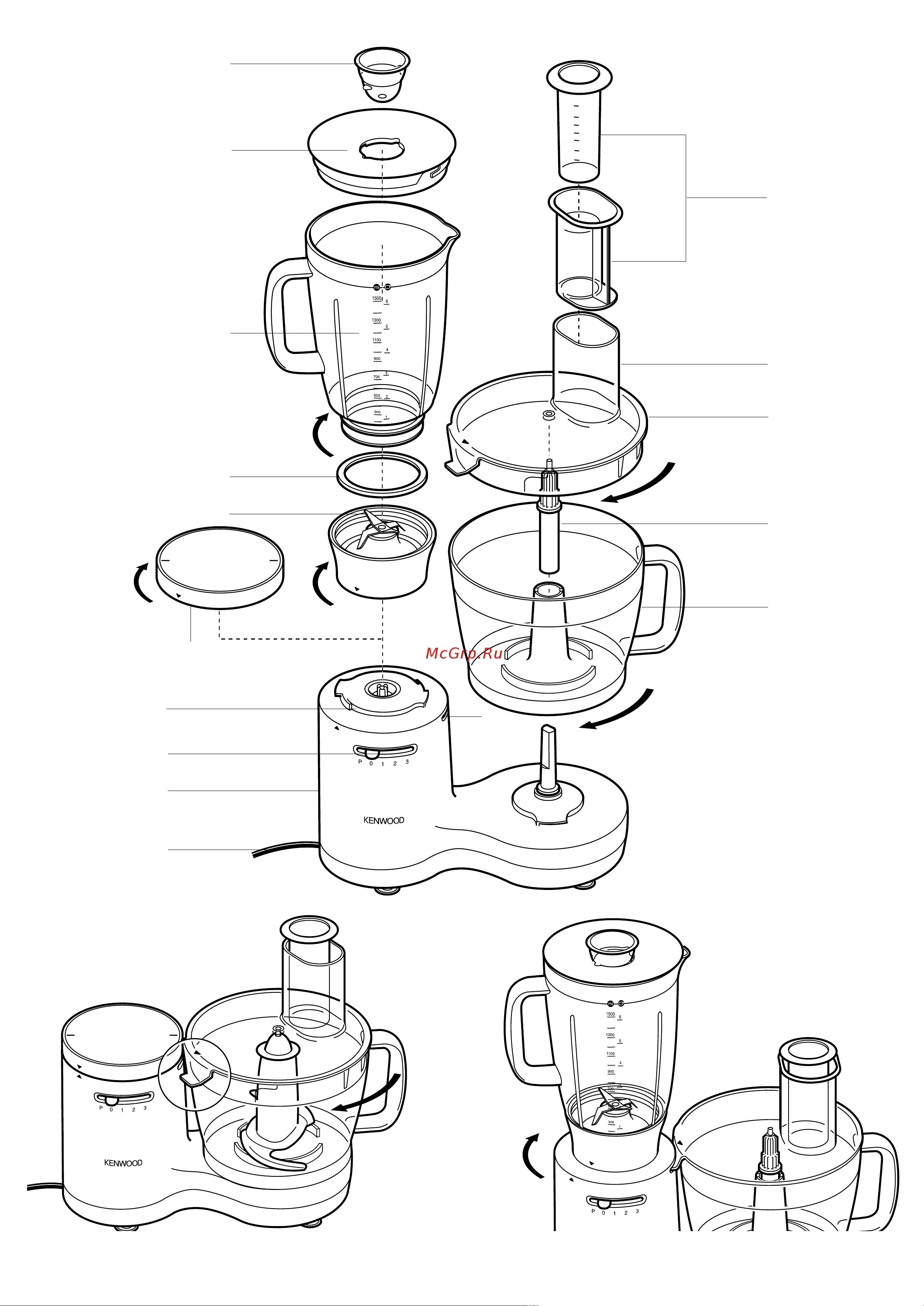 Kenwood FP510_FP520_FP530 Руководство по эксплуатации онлайн [4/42] 726756