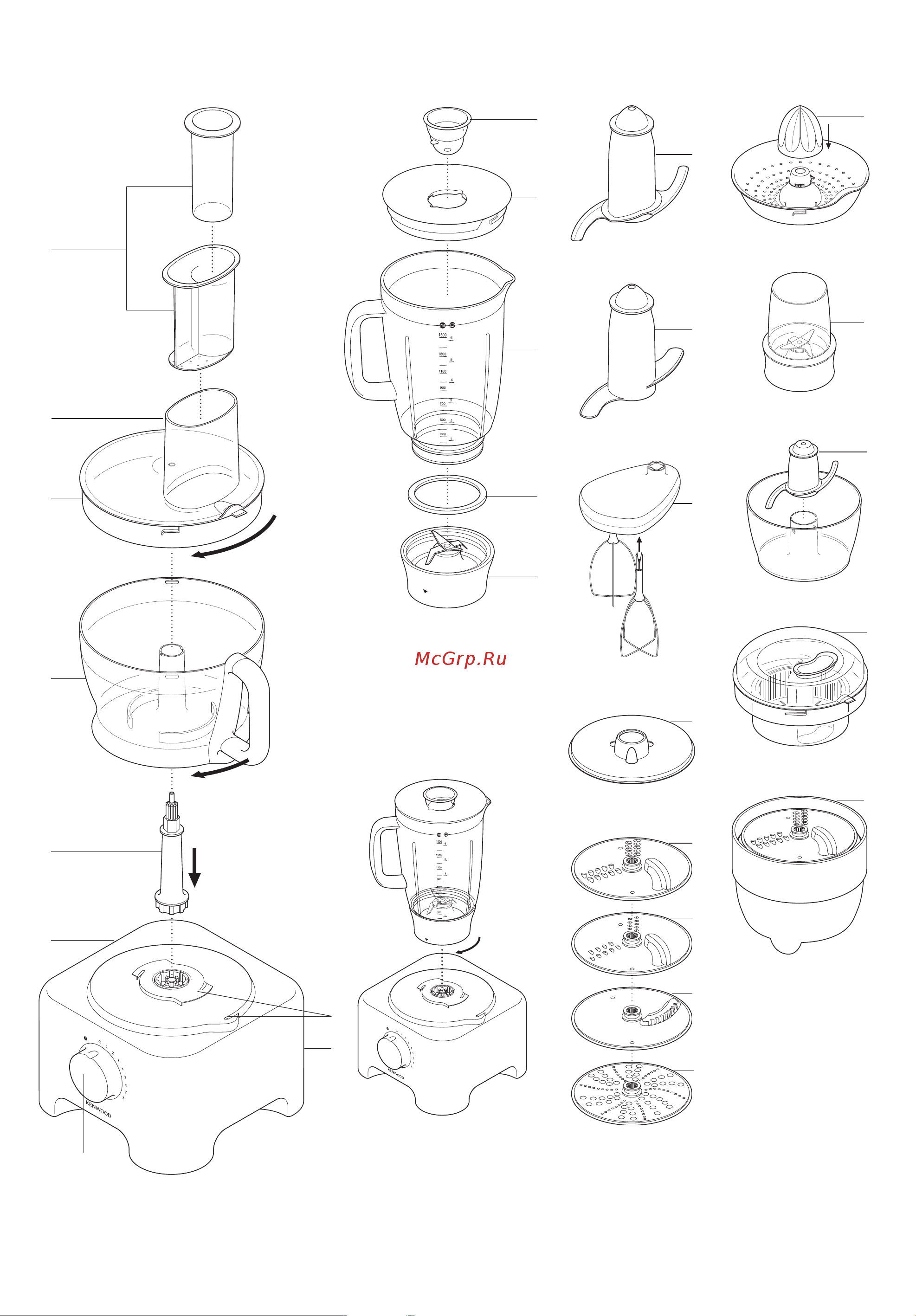 Kenwood FP730 multipro Руководство по эксплуатации онлайн [3/82] 726759