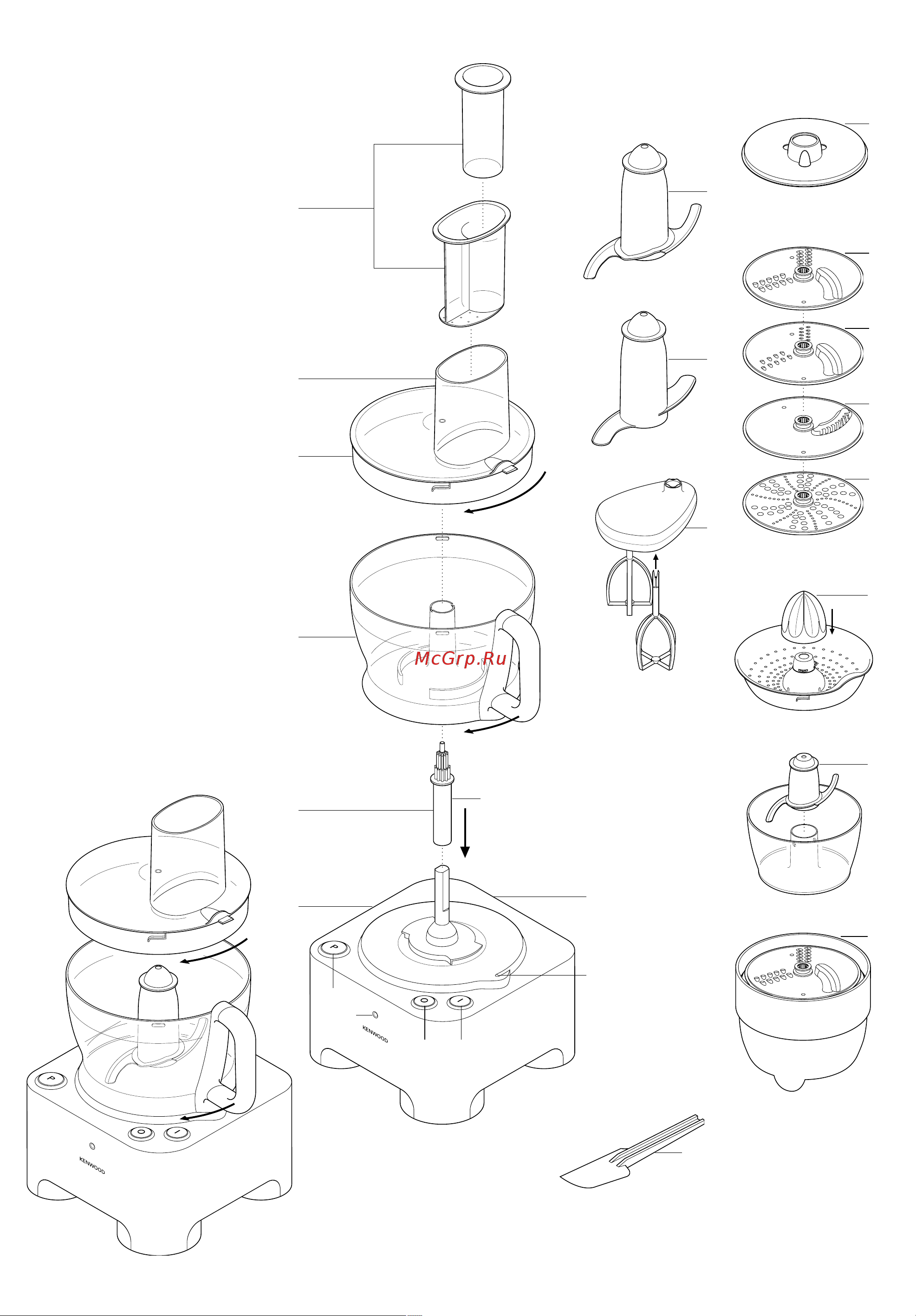 Kenwood FP940 Руководство по эксплуатации онлайн [3/54] 726762
