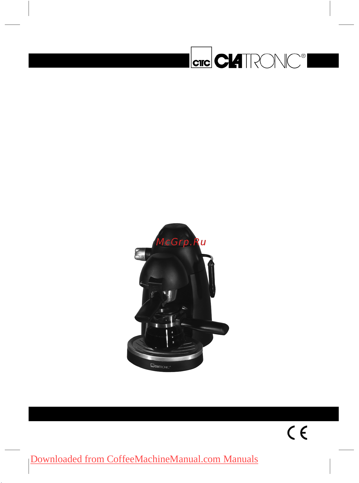 Clatronic ES 2970 Руководство по эксплуатации онлайн
