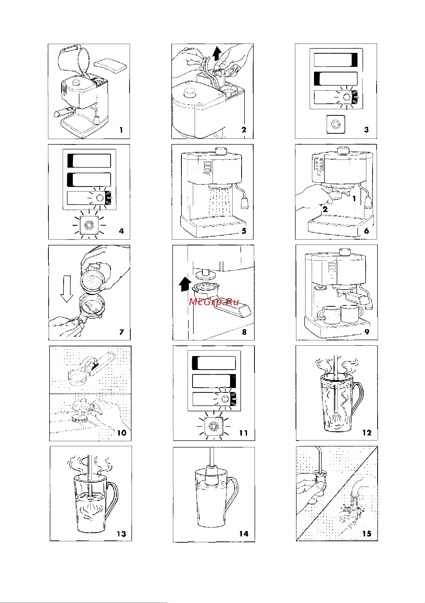 Delonghi EC 300M_EC 330S Руководство по эксплуатации онлайн [3/7] 726917